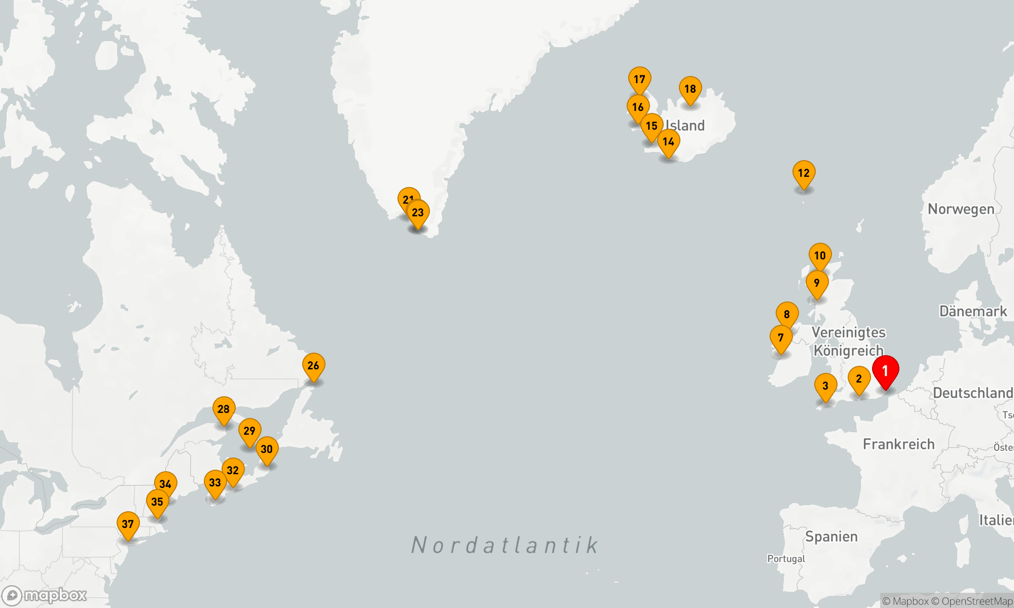 Route 36 Nächte - SONNENFINSTERNIS,  ISLAND,  GRÖNLAND & KANADA