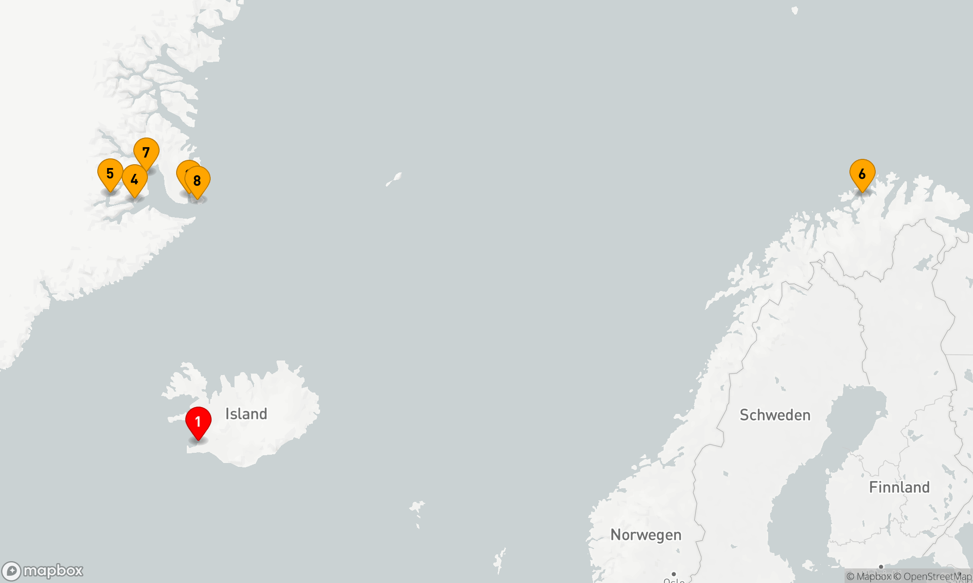 Route 9 Nächte - Gelassenes Grönland - Erkundung des größten Fjordsystems der Erde