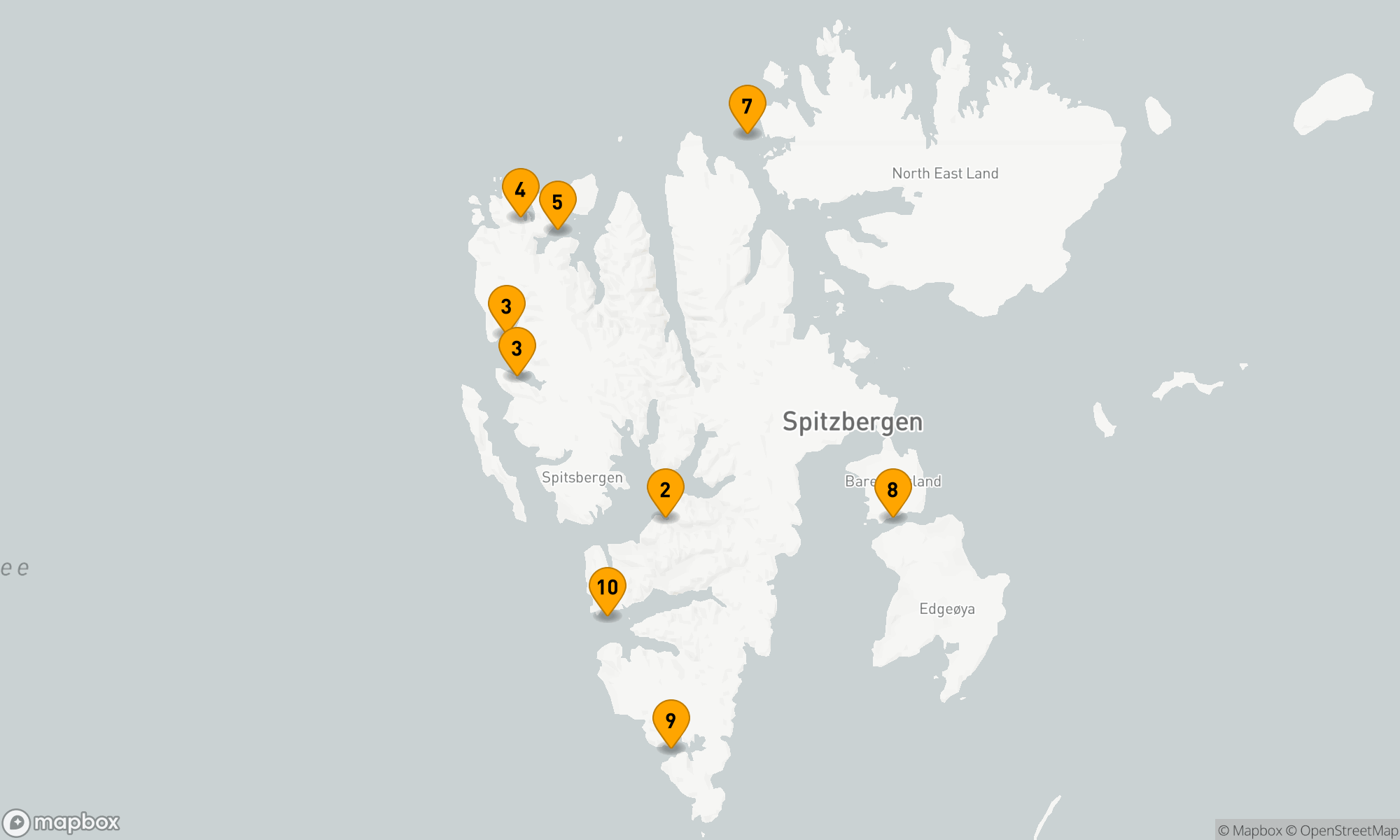 Route 10 Nächte - Umrundung Spitzbergens - Im Reich des Eisbären