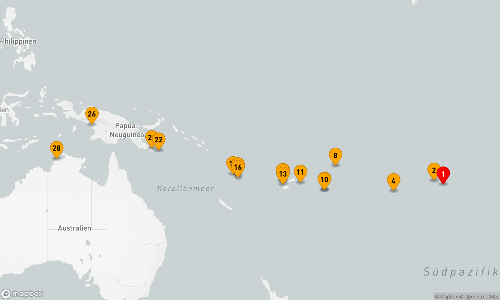 Route 28 Nächte - POLYNESIEN,  MELANESIEN & INDONESIEN EXPLORER