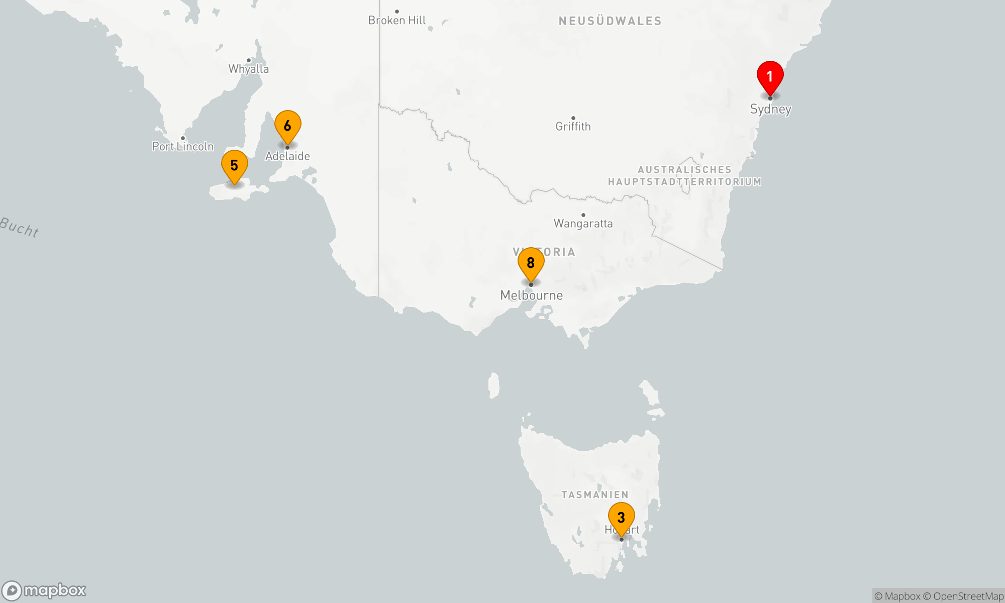Route 9 Nächte - AUSTRALISCHE WEINKREUZFAHRT