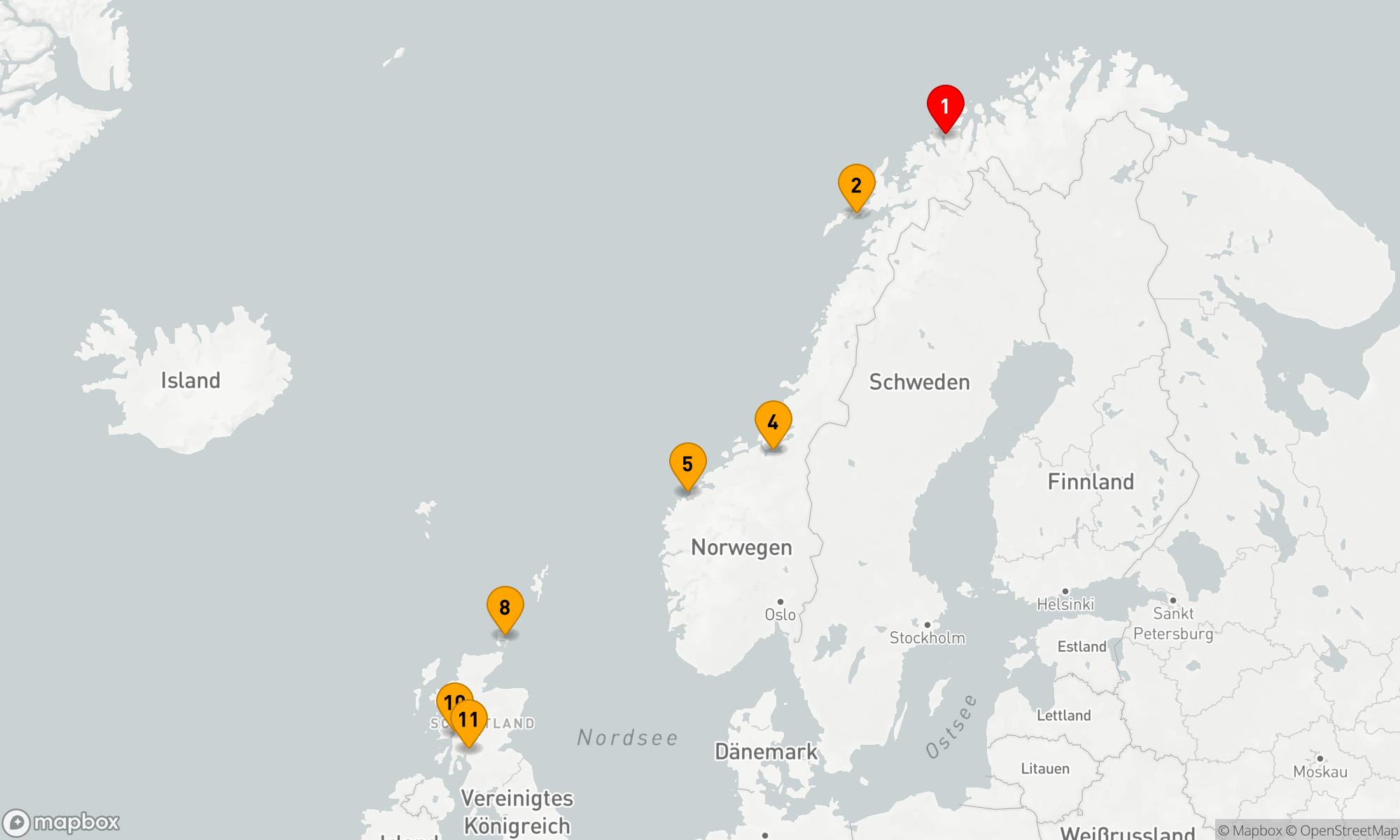 Route 10 Nächte - Musik des Nordens