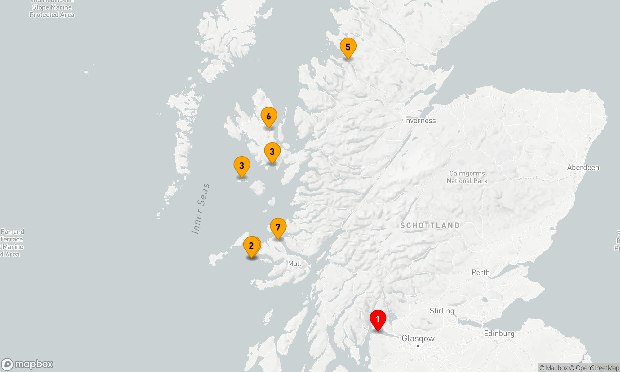 Route 7 Nächte - Mythische Inseln und wilde Landschaften auf den Hebriden