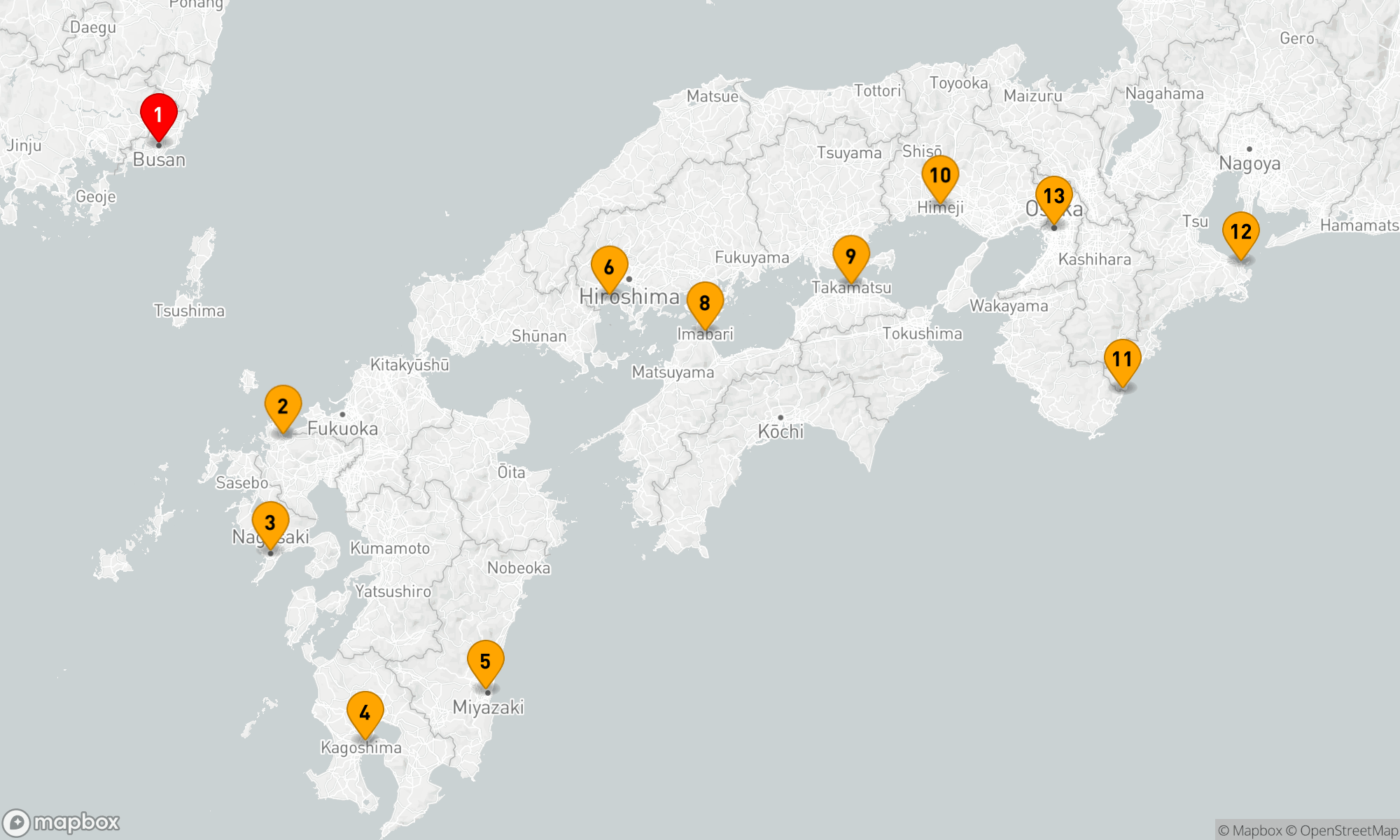 Route 12 Nächte - Im Herzen des ursprünglichen Japans