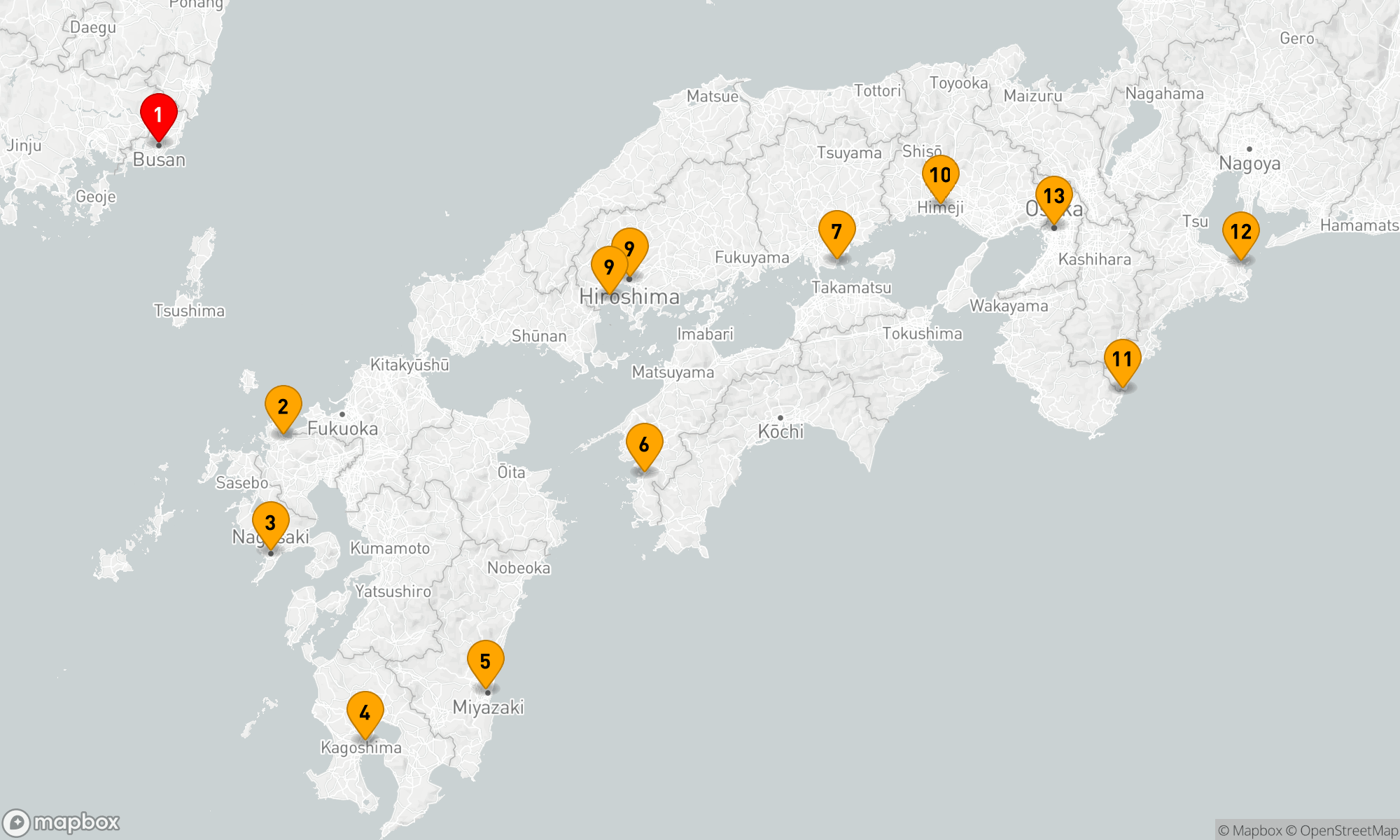 Route 12 Nächte - Im Herzen des ursprünglichen Japans