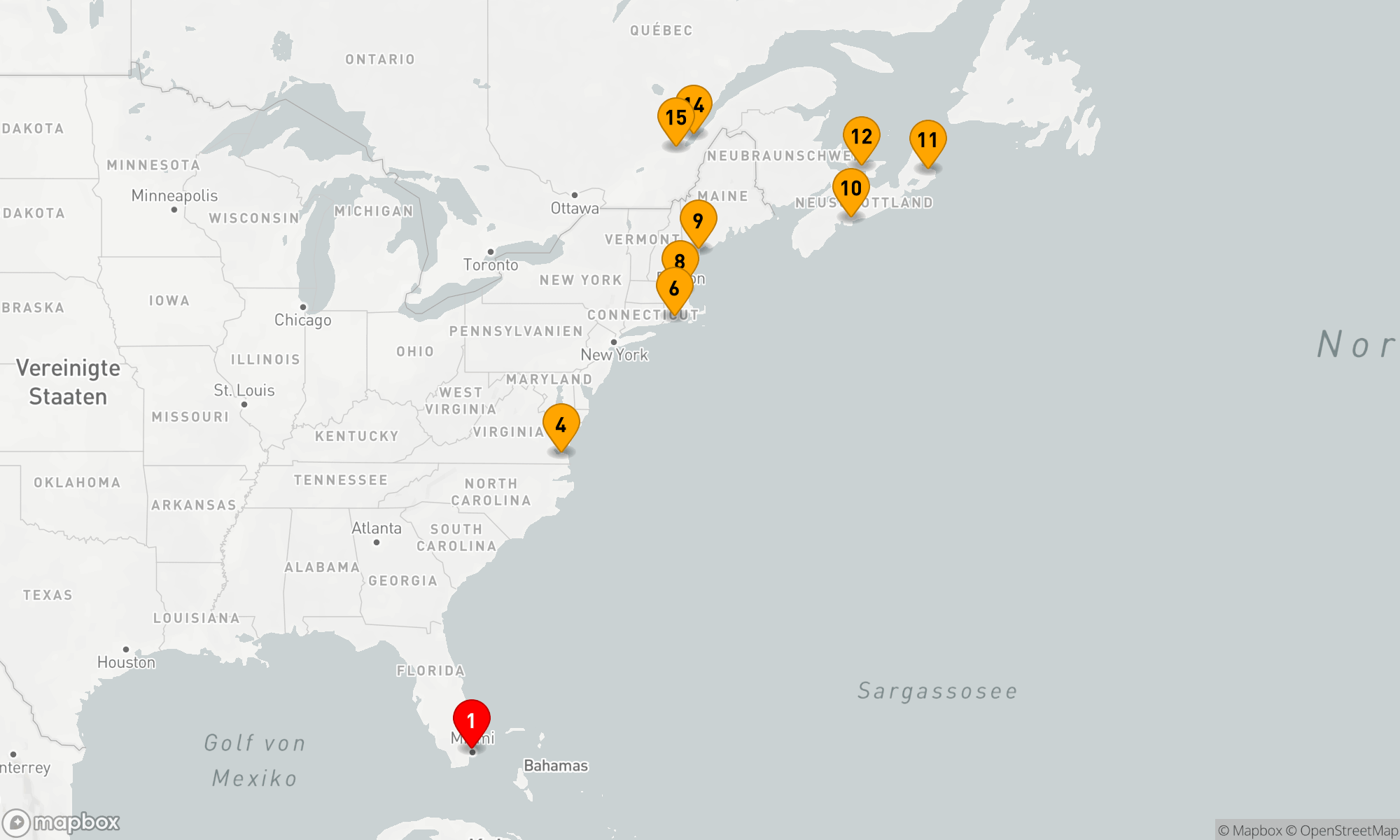 Route 14 Nächte - ATLANTISCHES & KOLONIALES NEUENGLAND MIT HISTORY CHANNEL
