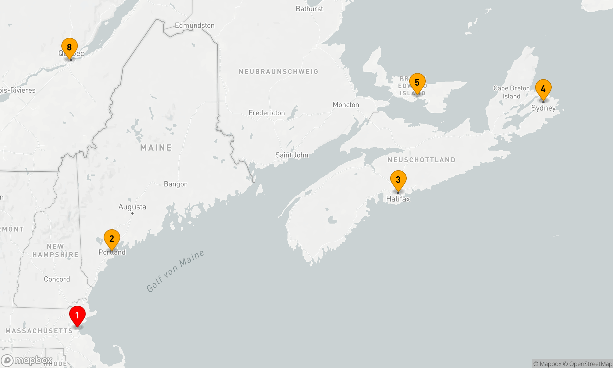Route 7 Nächte - KANADA & NEW ENGLAND: UNESCO STÄTTEN & QUEBECOIS NÄCHTE