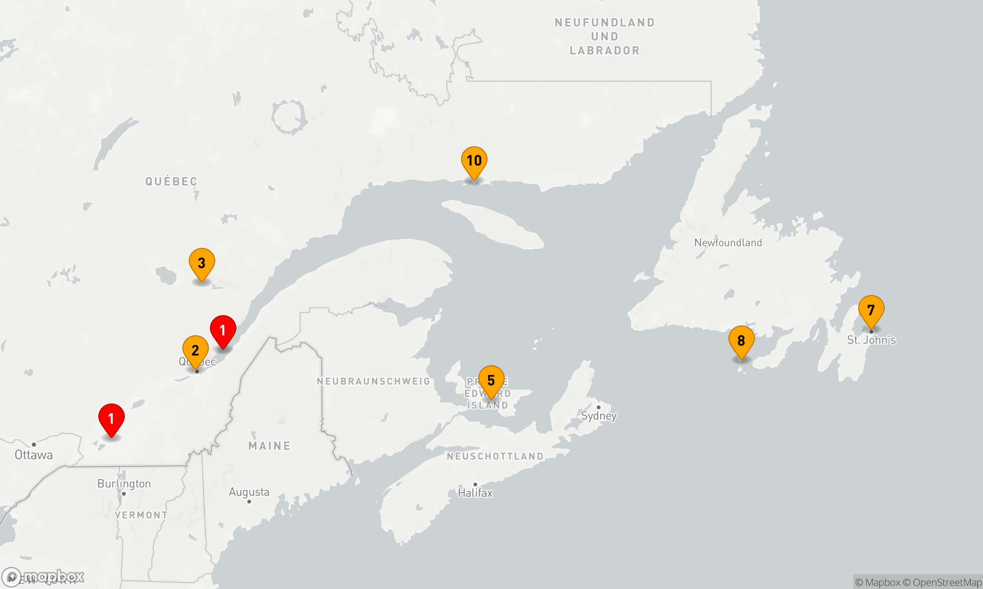 Route 11 Nächte - KANADA & NEW ENGLAND KREIS: NEUFUNDLAND & MONTREAL