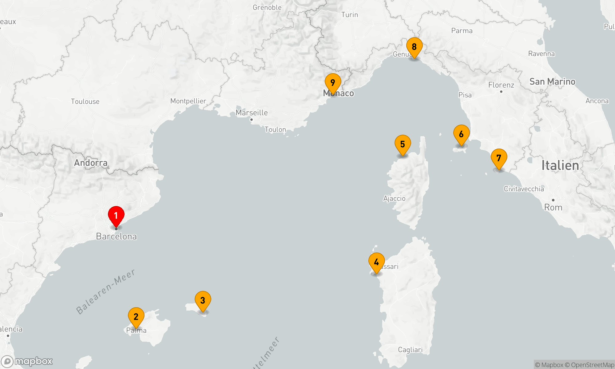 Route 8 Nächte - Eine Sonnenfinsternis auf See: Reise durch das westliche Mittelmeer – mit Smithsonian Journeys