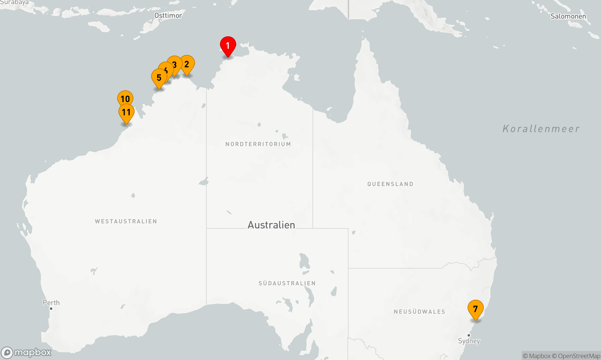 Route 10 Nächte - Unentdeckte Schätze Australiens