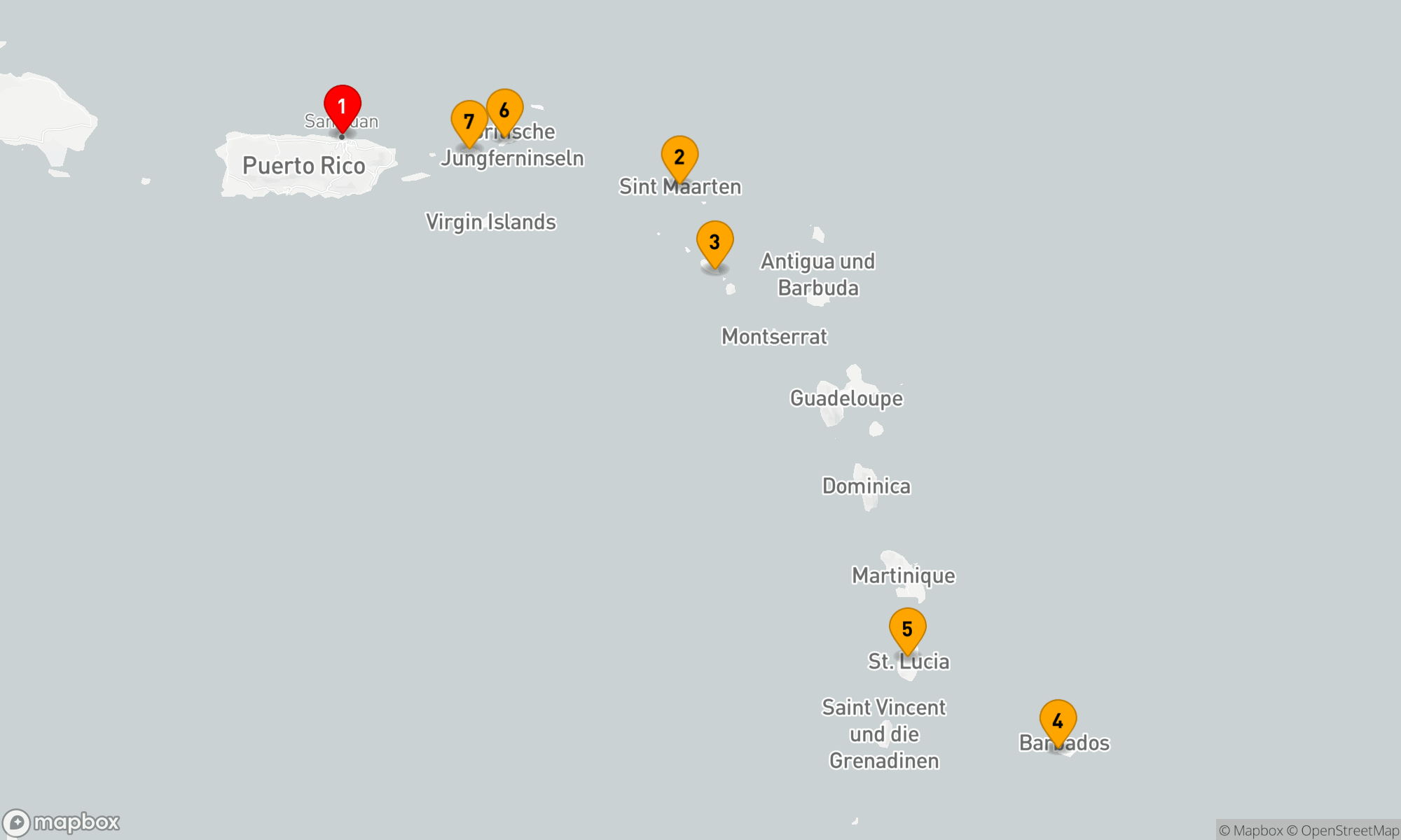 Route 7 Nächte - Westliche Karibik - New Orleans