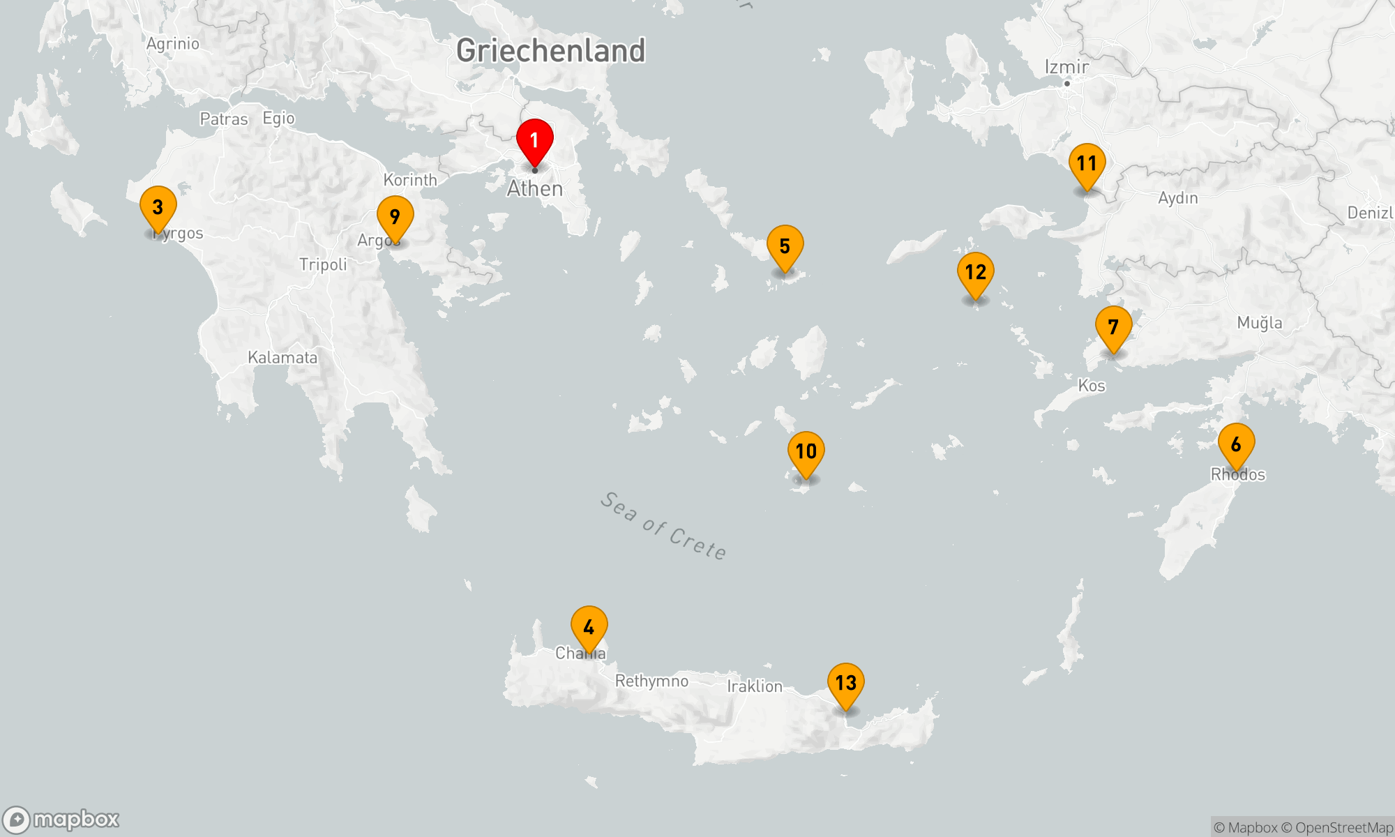 Route 14 Nächte - ÄGÄIS-PANORAMEN