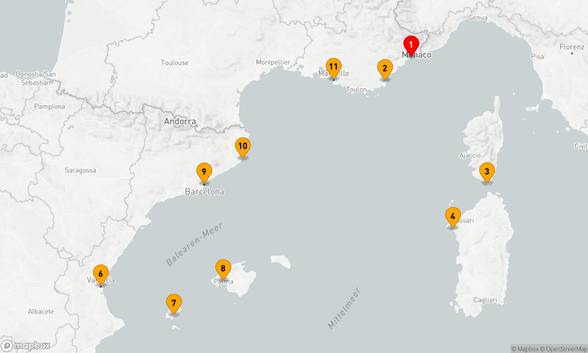 Route 12 Nächte - Mediterrane Entdeckungsreise: Küsten,  Kultur und Kulinarik