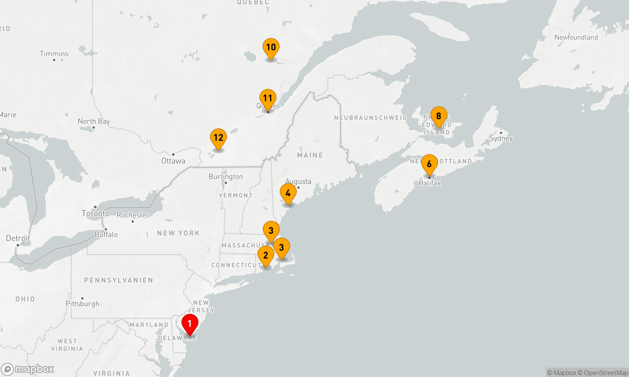 Route 11 Nächte - Nordamerikanische Kulturausblicke