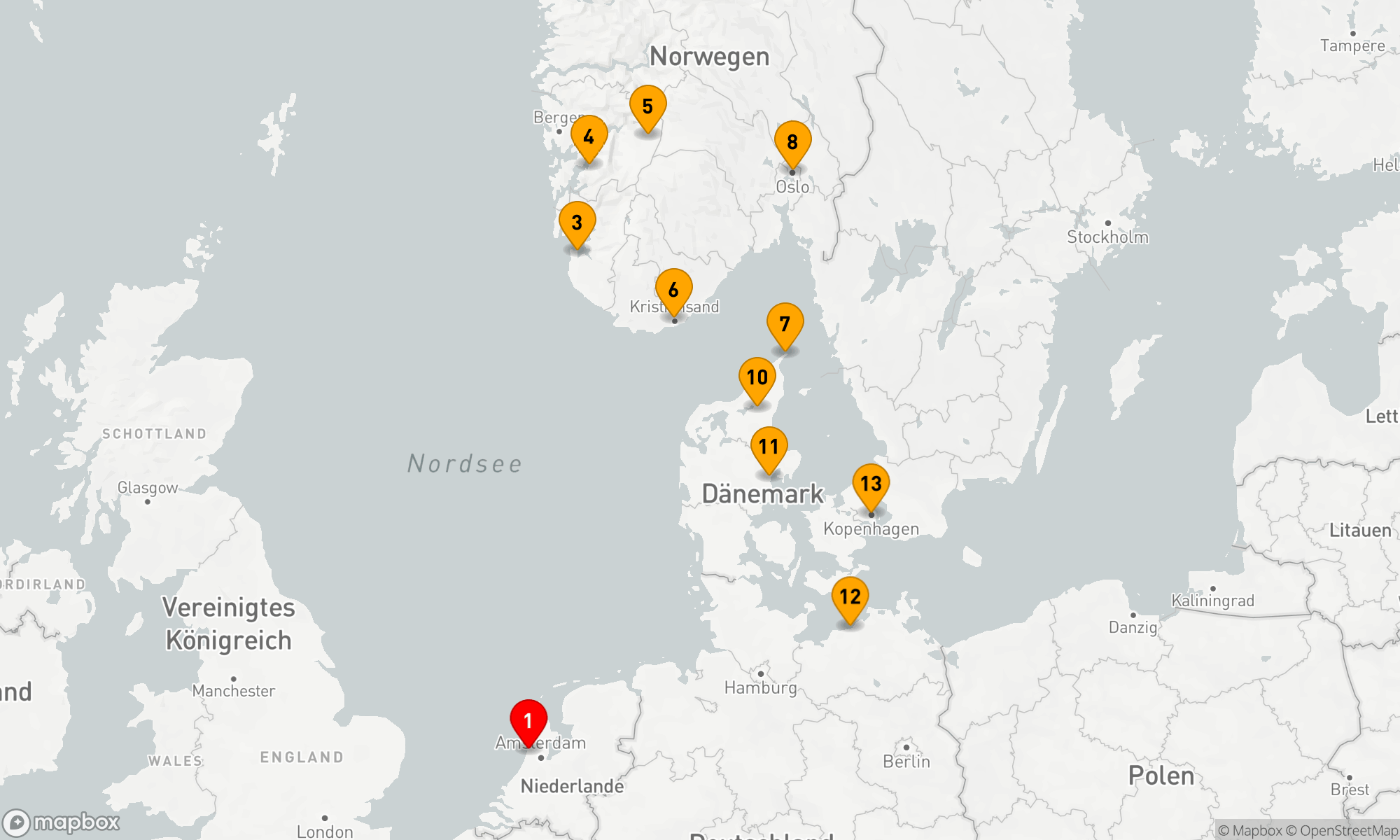 Route 12 Nächte - Nordische Juwelen und Hansestädte Abenteuer
