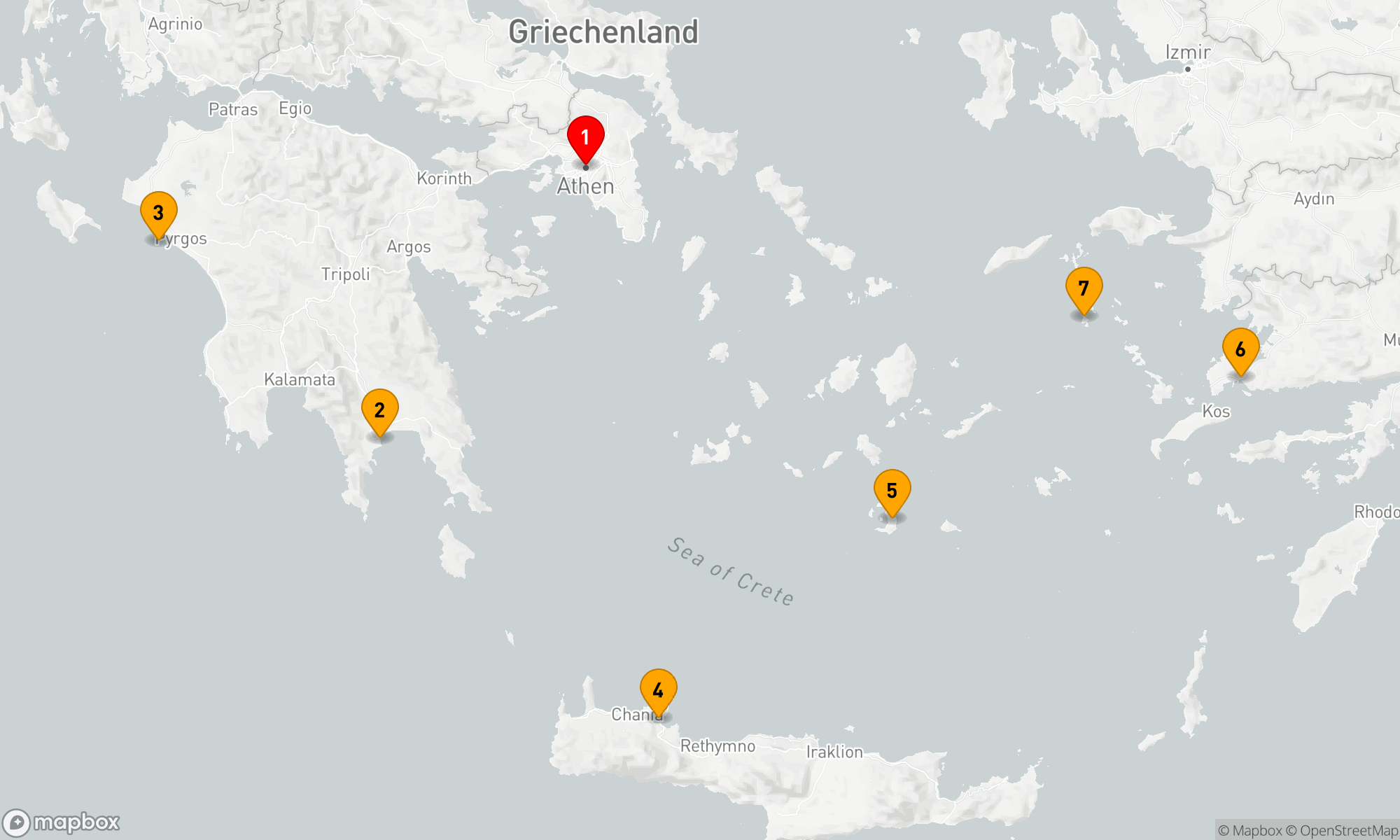 Route 7 Nächte - Odyssee der Ägäis: Kultur und Küste entdecken
