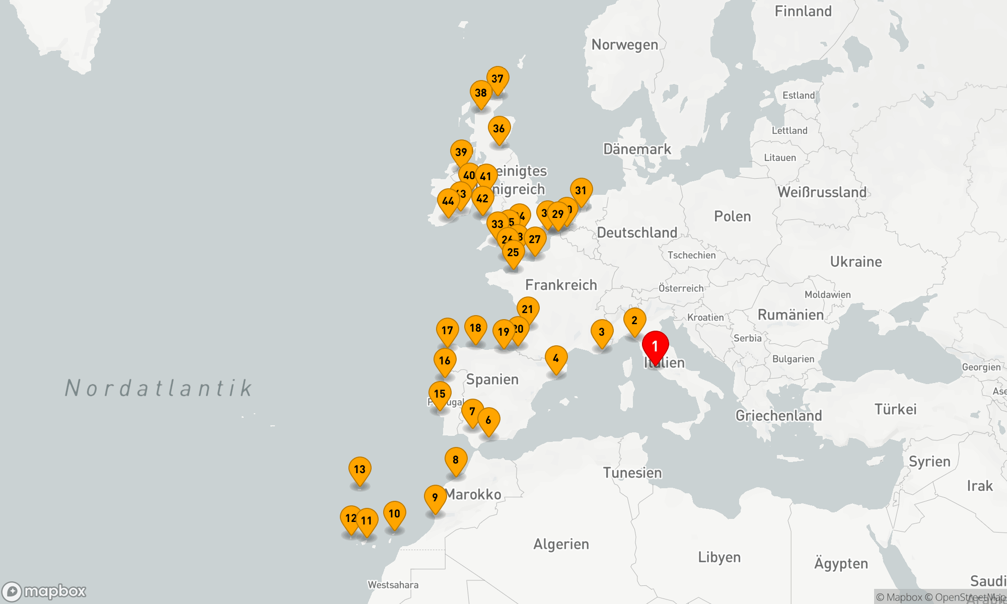 Route 45 Nächte - CLASSIC EUROPE CONNOISSEUR