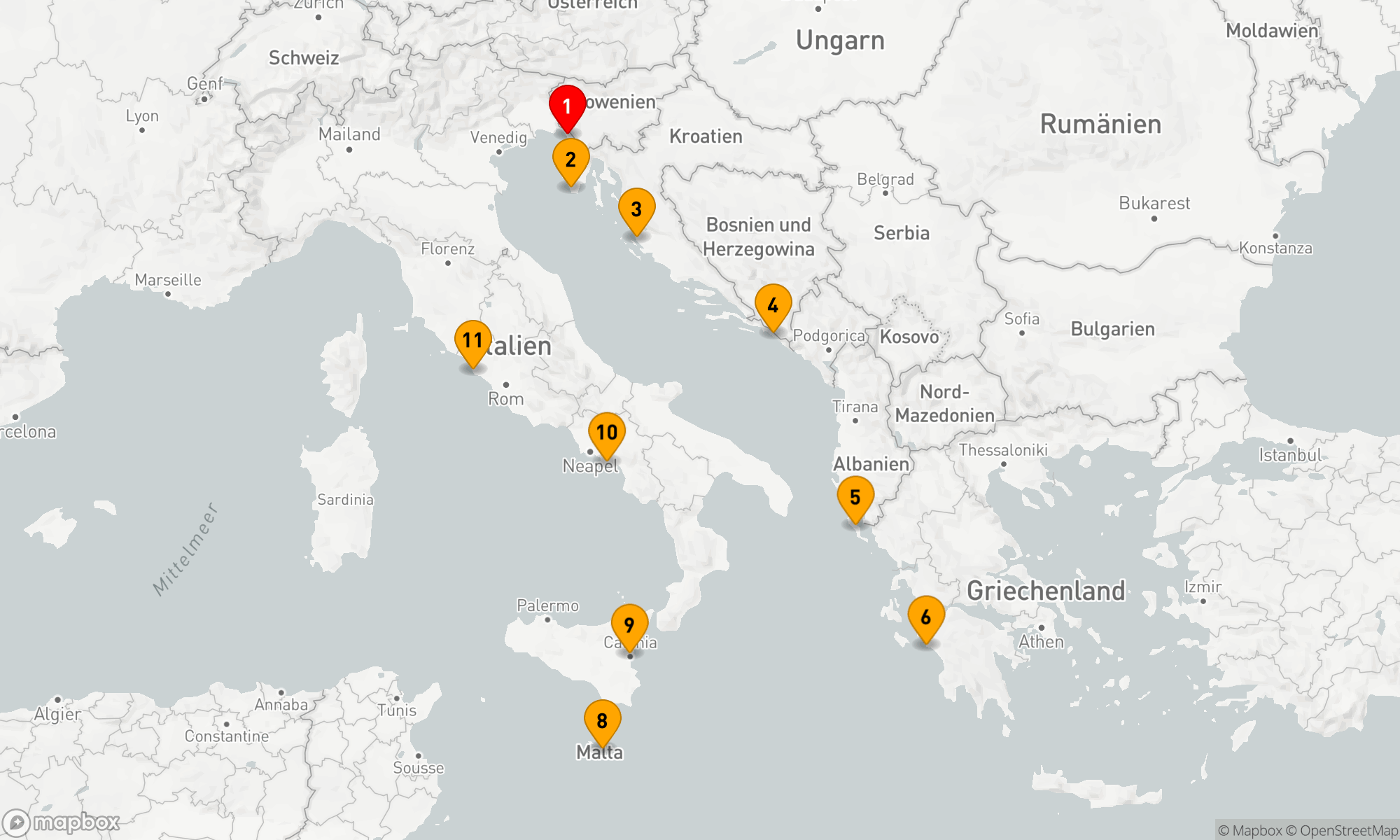 Route 10 Nächte - AROUND THE BOOT