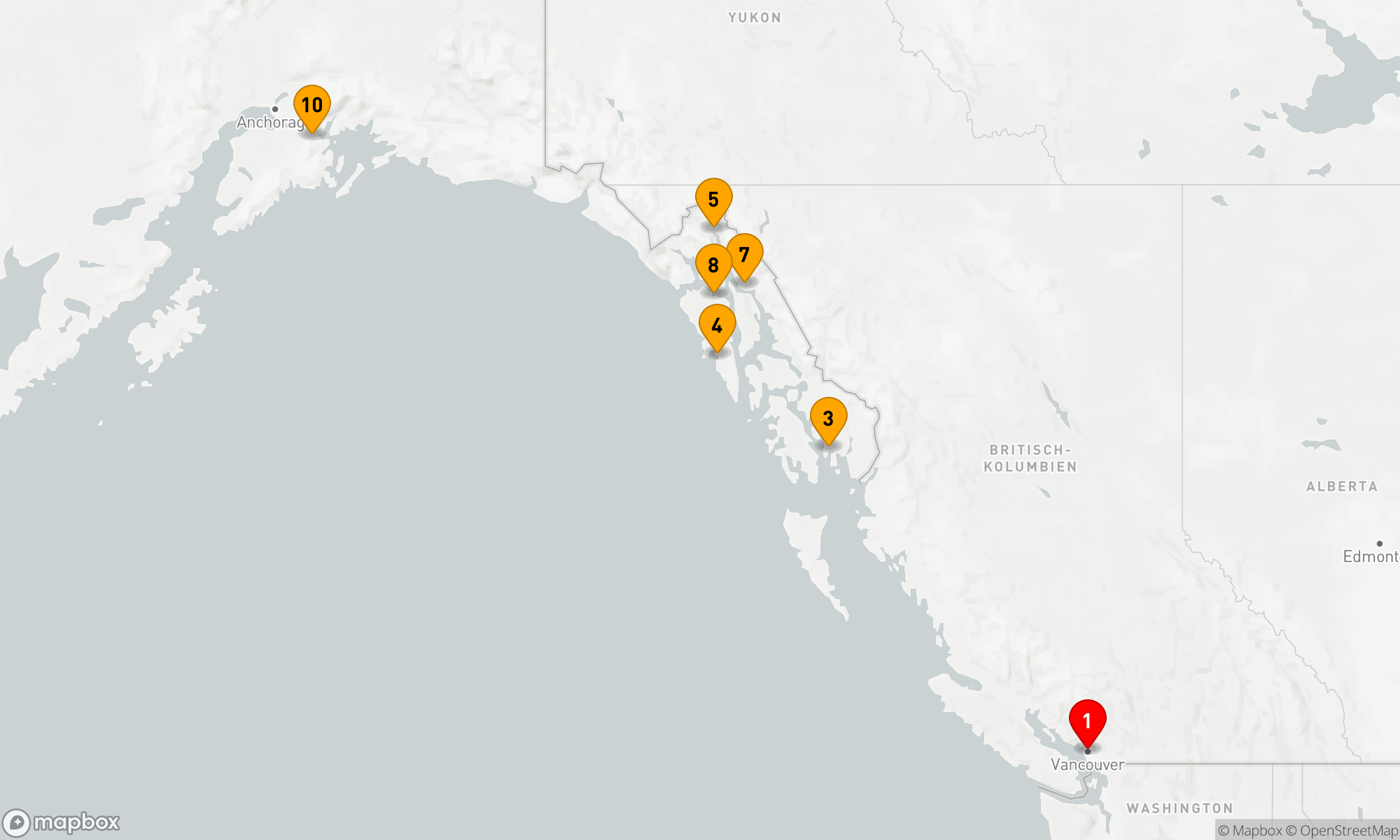 Route 9 Nächte - VOYAGE OF THE GLACIERS