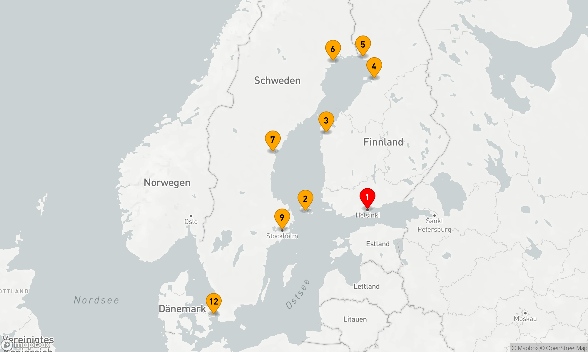 Route 12 Nächte - NORDIC ILLUMINATION