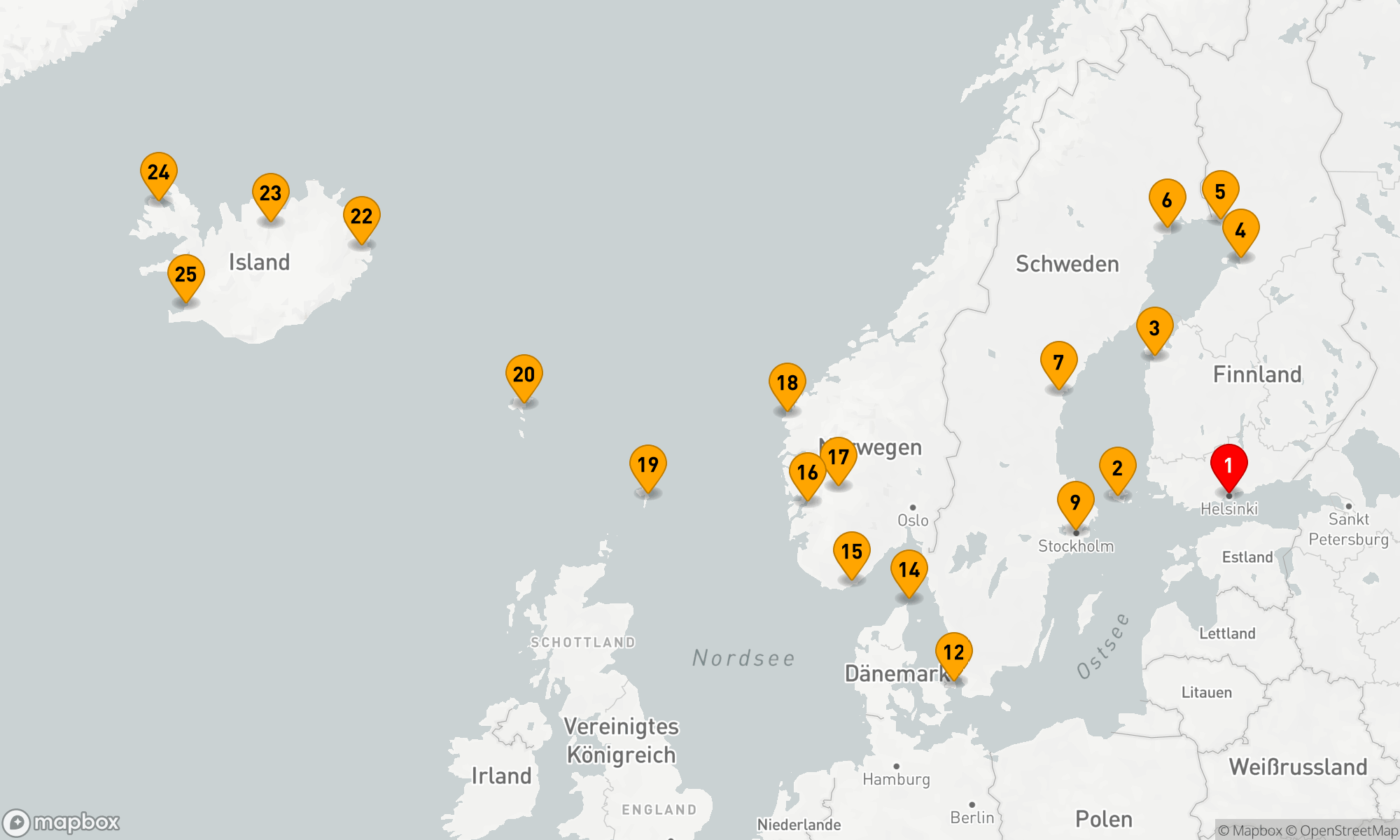Route 24 Nächte - FJORDS & FAIRYTALES