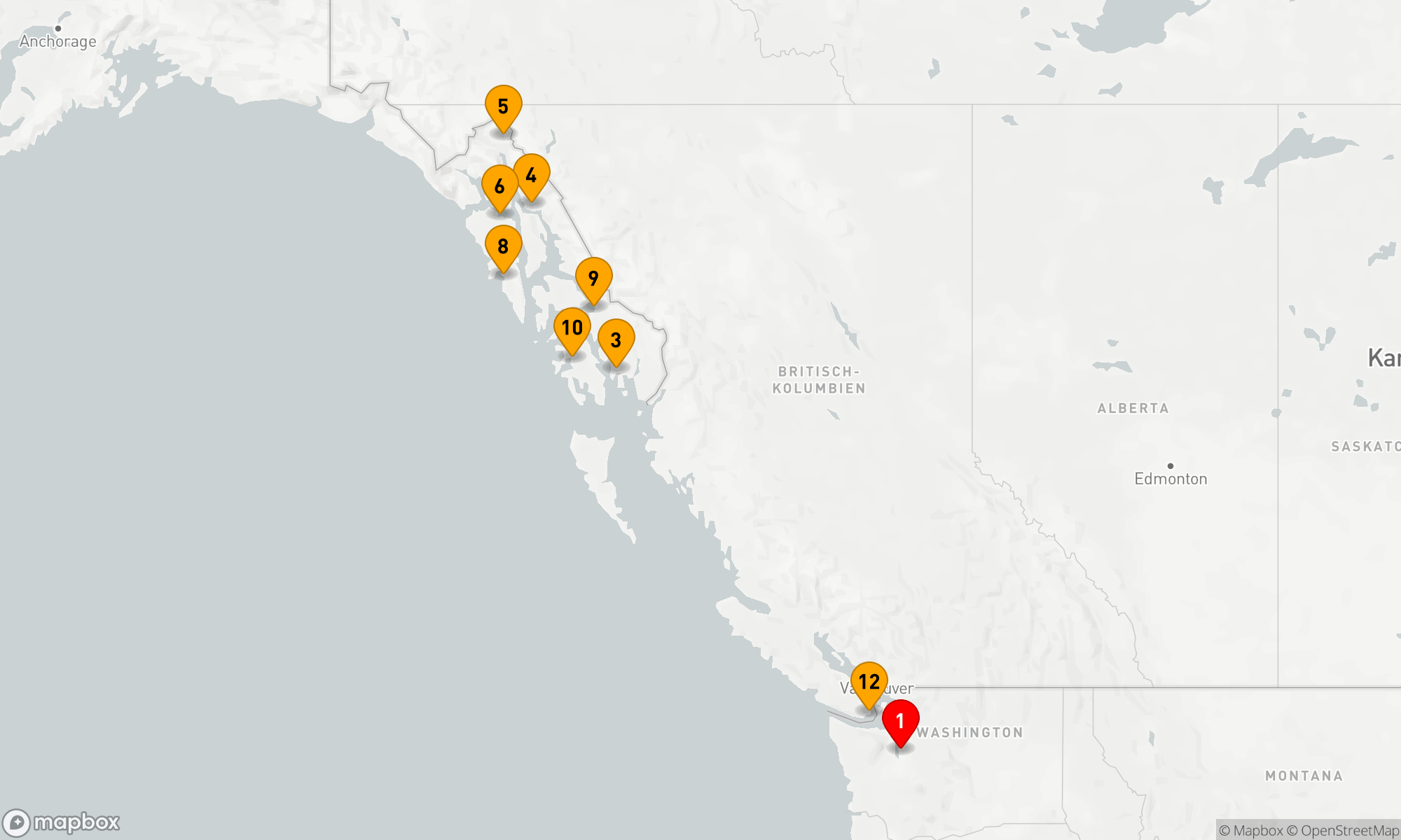 Route 12 Nächte - ALASKA HORIZONS