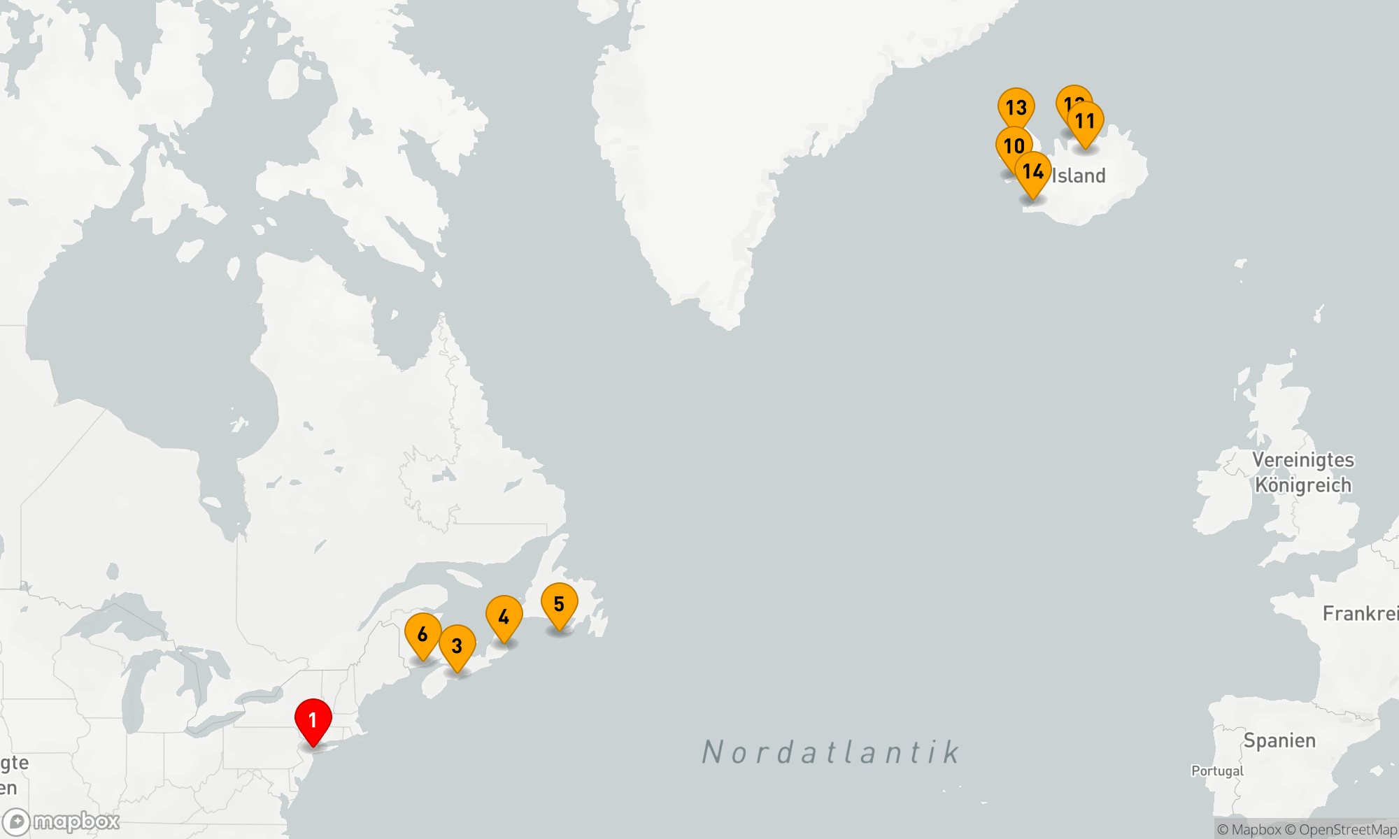 Route 14 Nächte - MARITIMES & ICELAND