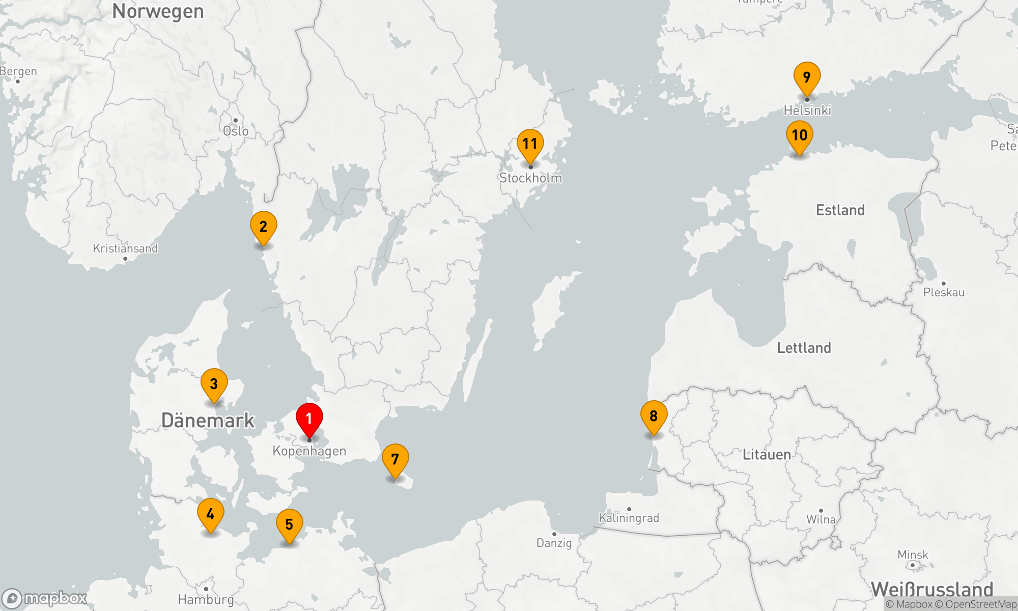 Route 10 Nächte - BALTIC SEA DISCOVERY