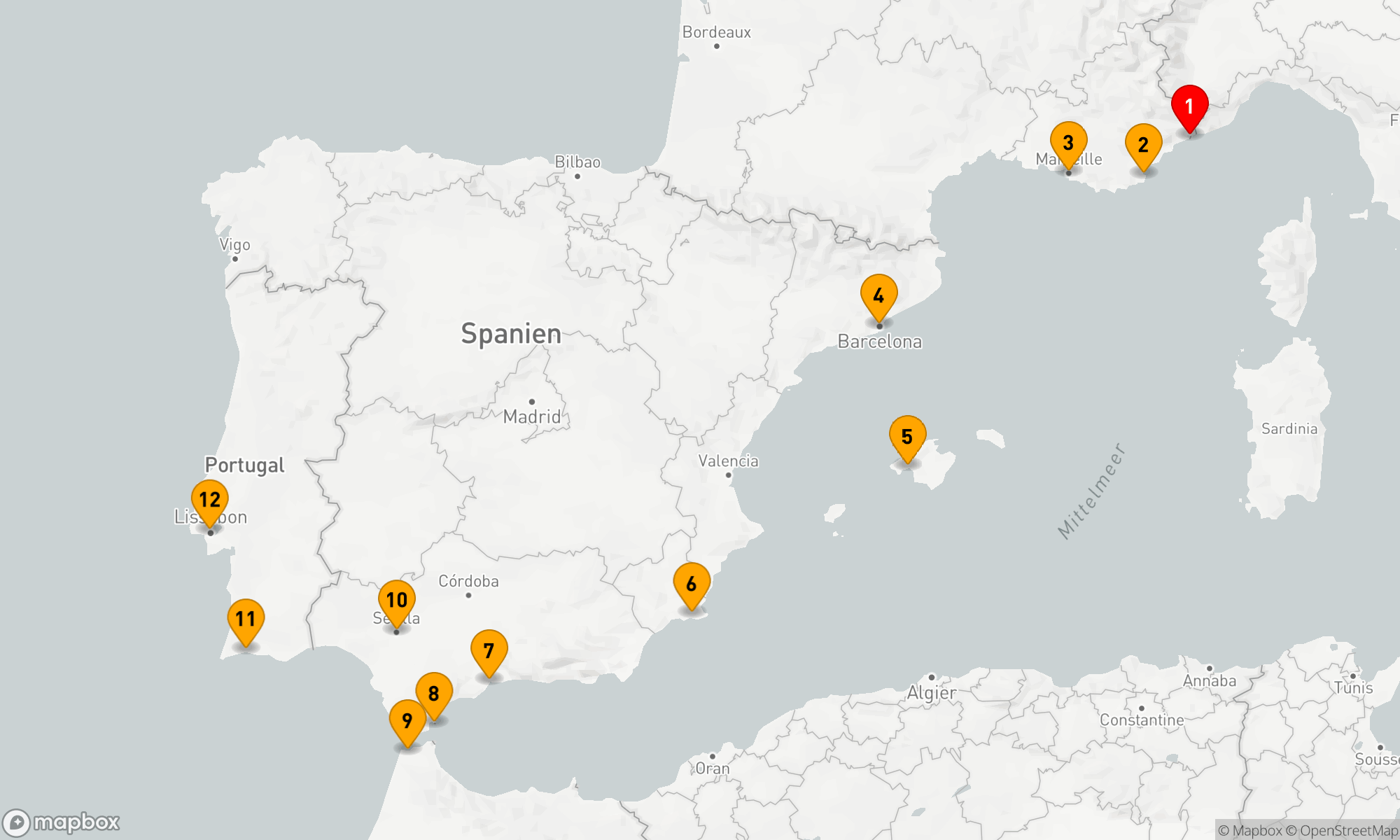 Route 12 Nächte - PASSAGE TO PORTUGAL