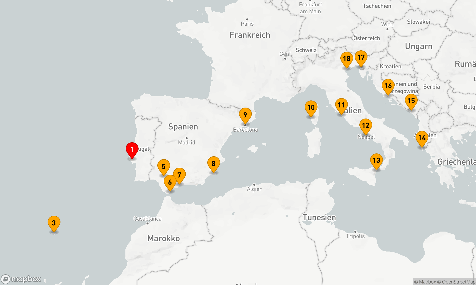 Route 17 Nächte - EUROPEAN ARTISTRY