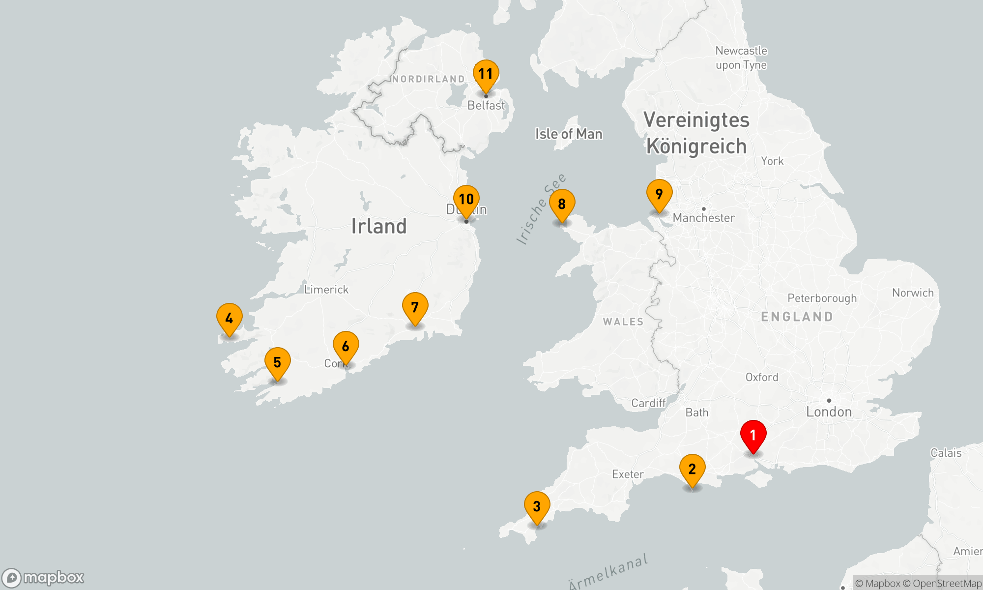 Route 10 Nächte - BRITISH & CELTIC CHARMS