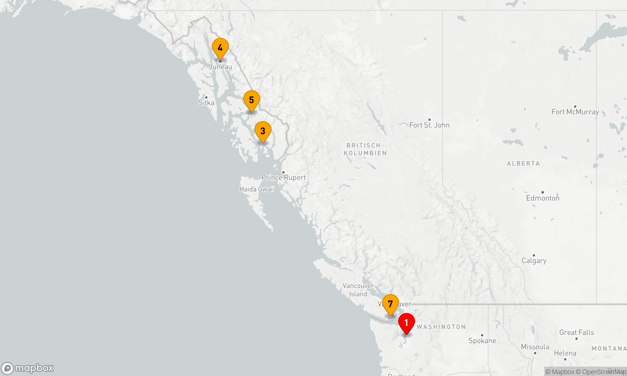 Route 7 Nächte - DAZZLING ALASKA