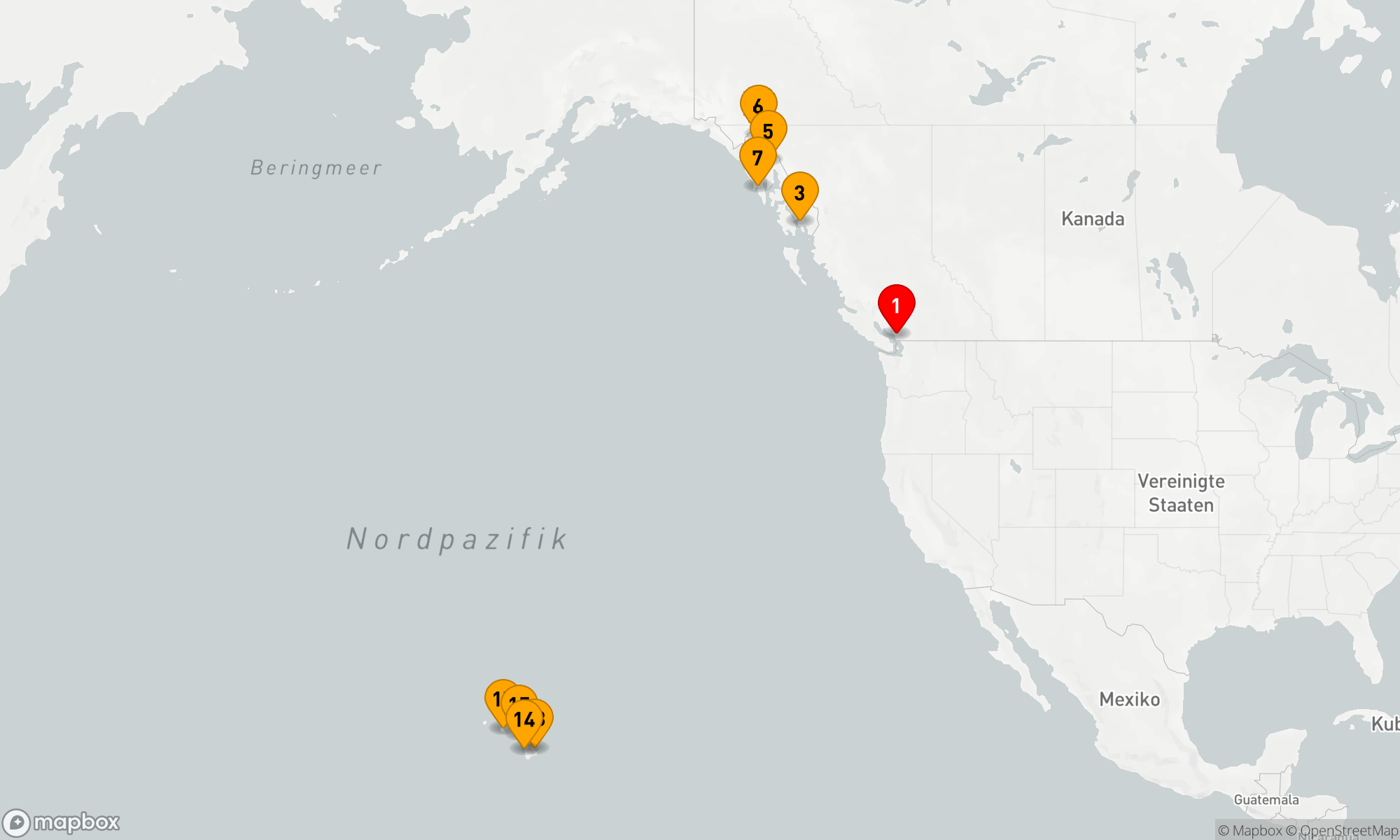 Route 16 Nächte - GLACIERS & VOLCANOES