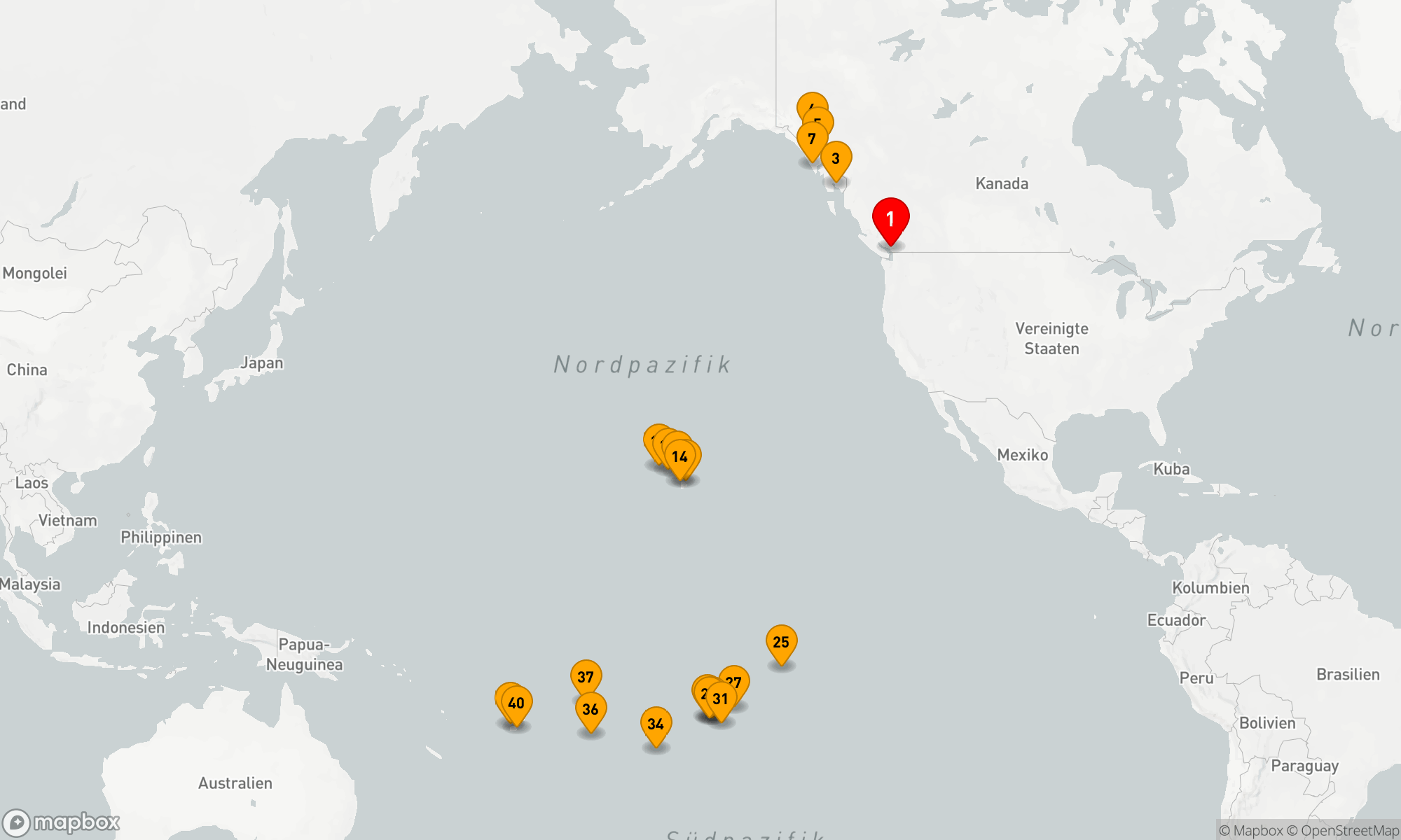 Route 40 Nächte - SOUTH PACIFIC PASSAGE