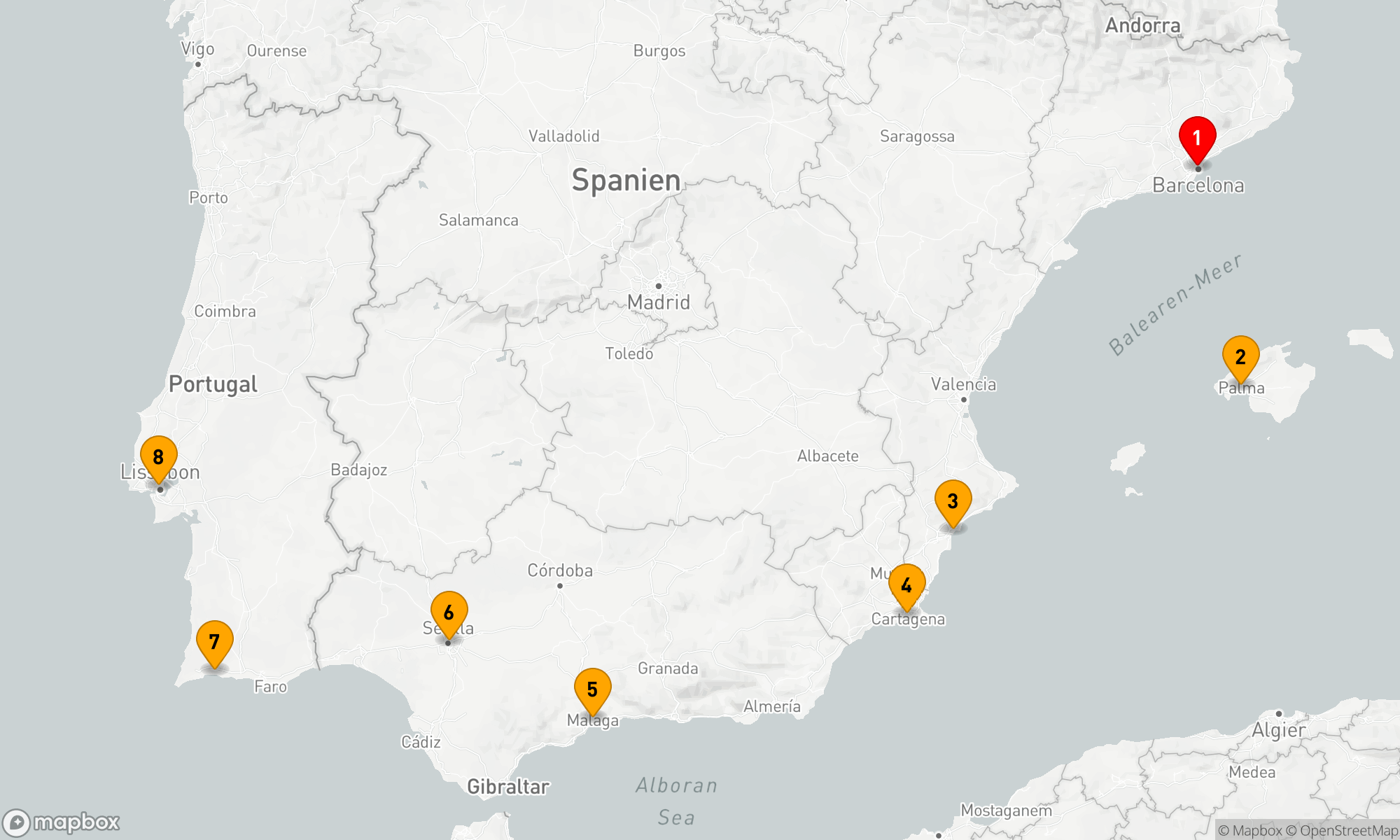 Route 7 Nächte - IBERIAN EXPLORER