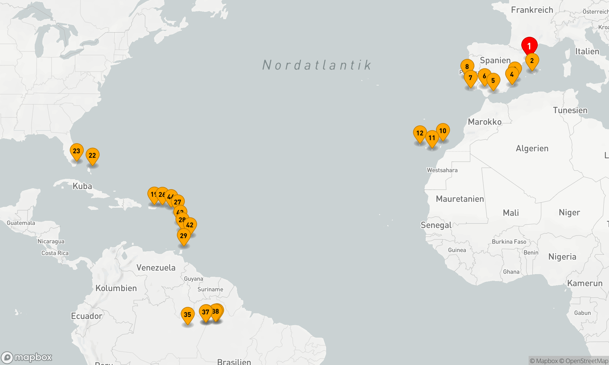 Route 47 Nächte - FOOTSTEPS OF COLUMBUS