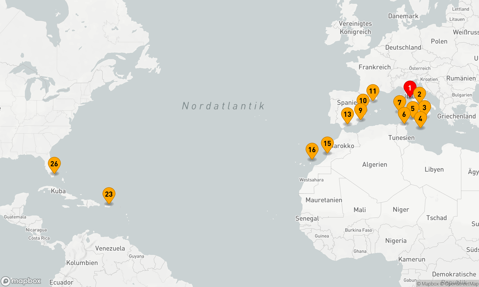 Route 25 Nächte - ALLURA AUTUMN CROSSING