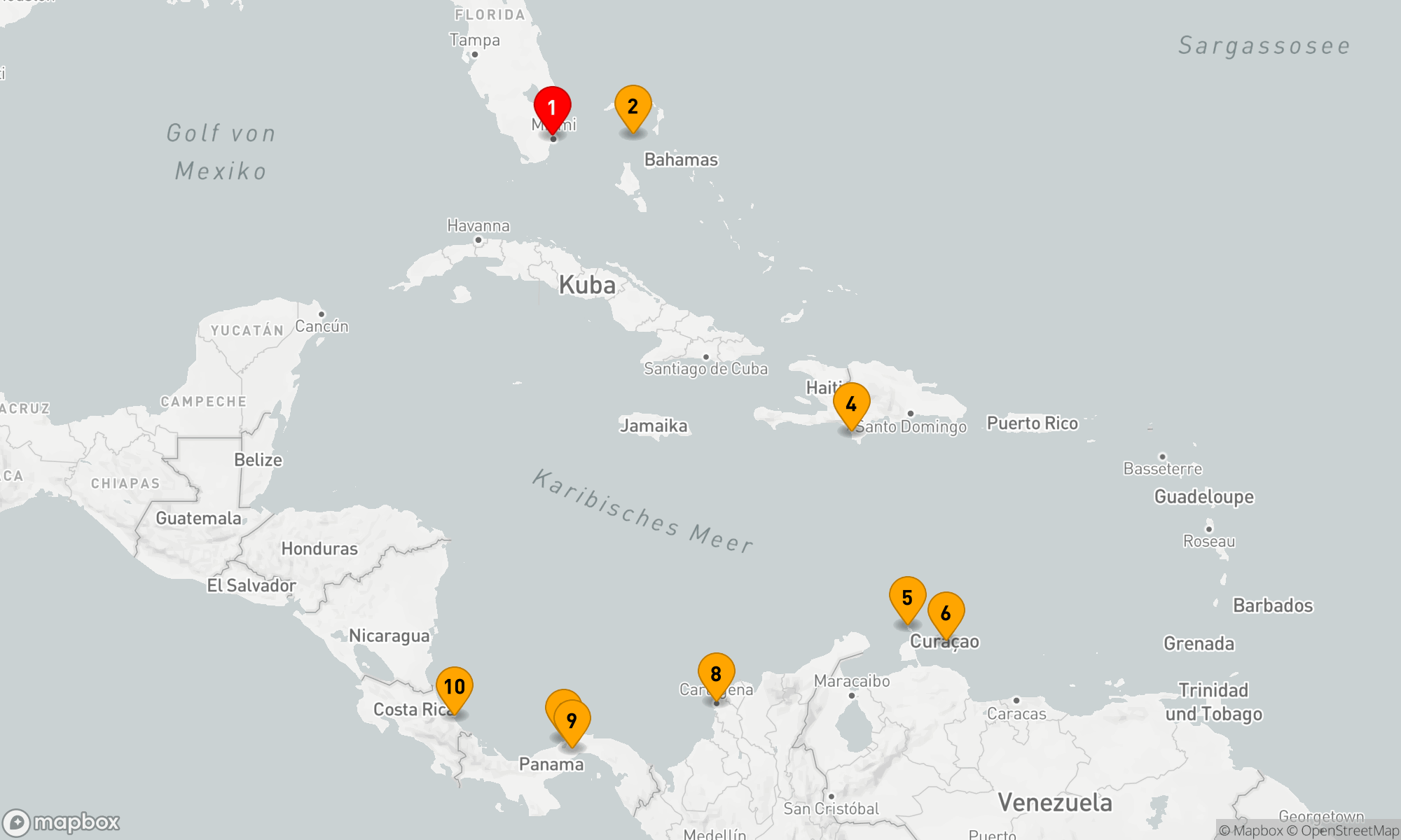 Route 12 Nächte - Karibische Entdeckerfahrt