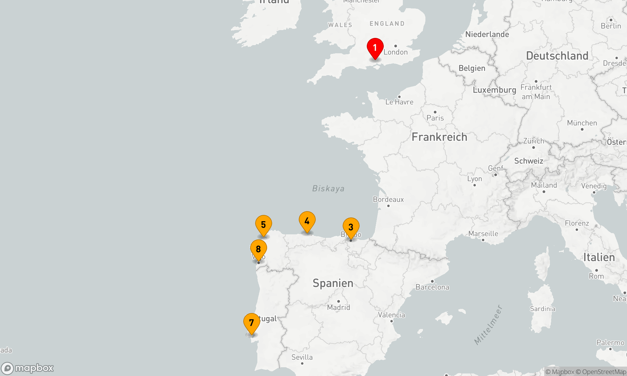 Route 9 Nächte - SPANISCHES FLAIR & SONNENFINSTERNIS