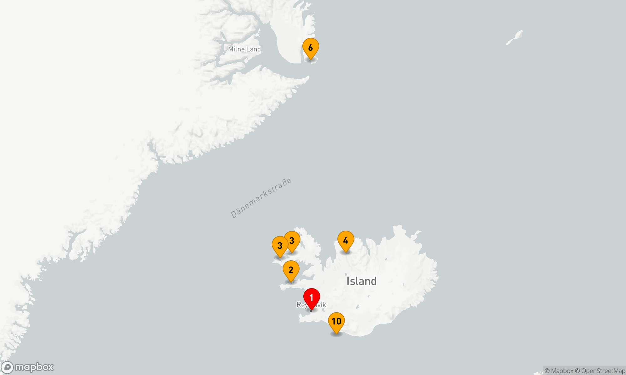 Route 10 Nächte - ISLAND & SCORESBYSUND
