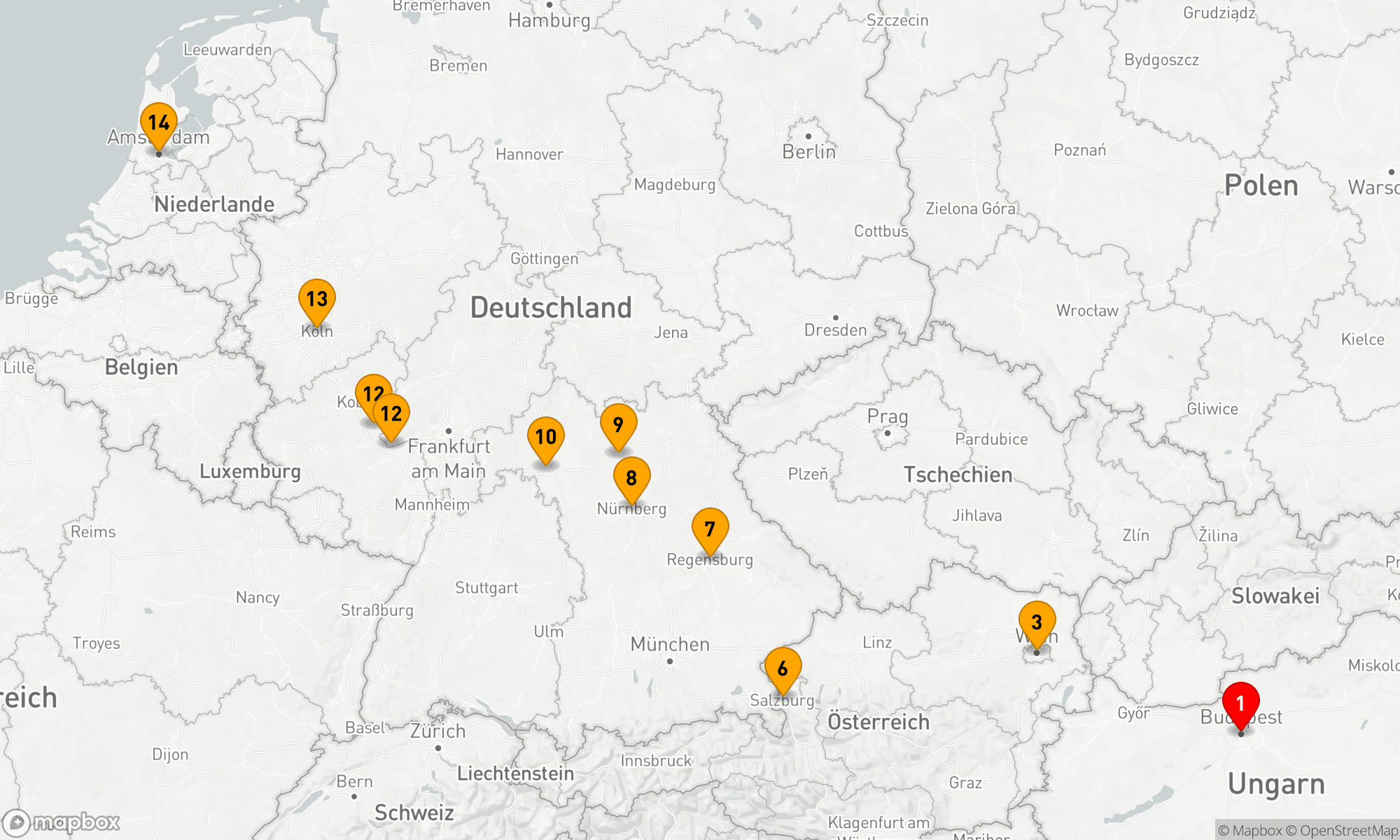 Route 14 Nächte - Weihnachten & Neujahr