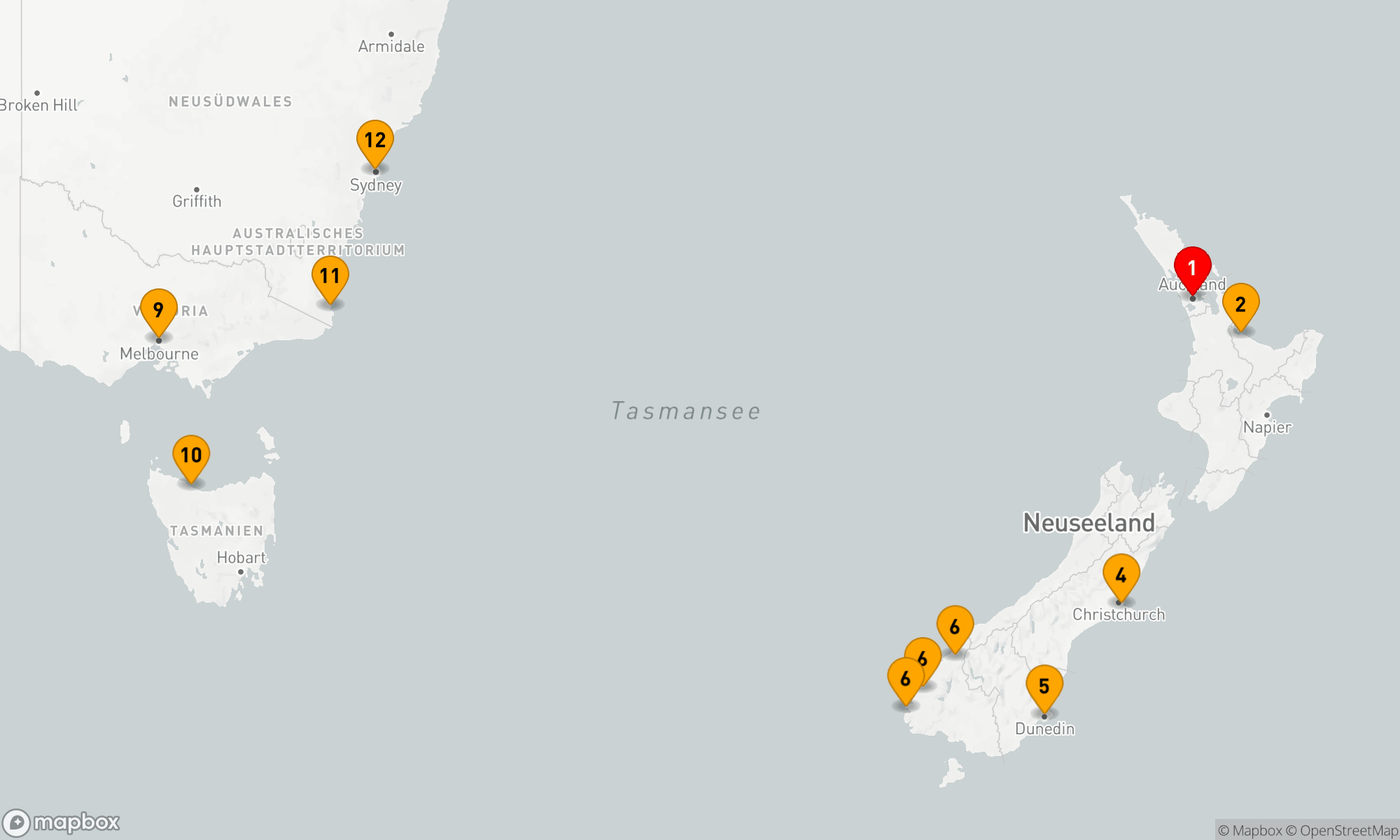 Route 11 Nächte - Entdeckungsreise entlang der Pazifikküste