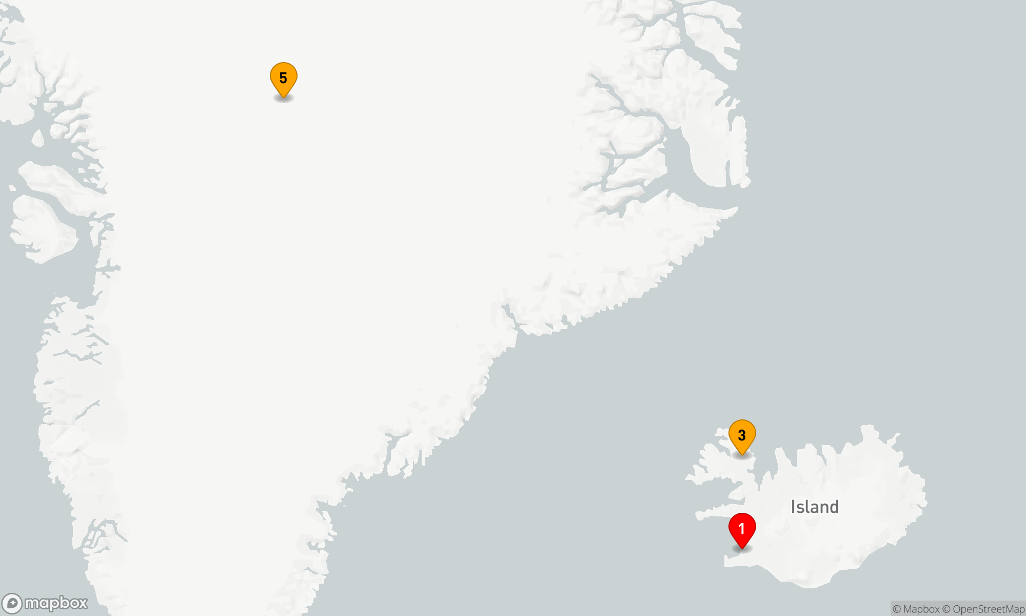 Route 13 Nächte - Unter den Nordlichtern: Island und Ostgrönland erkunden