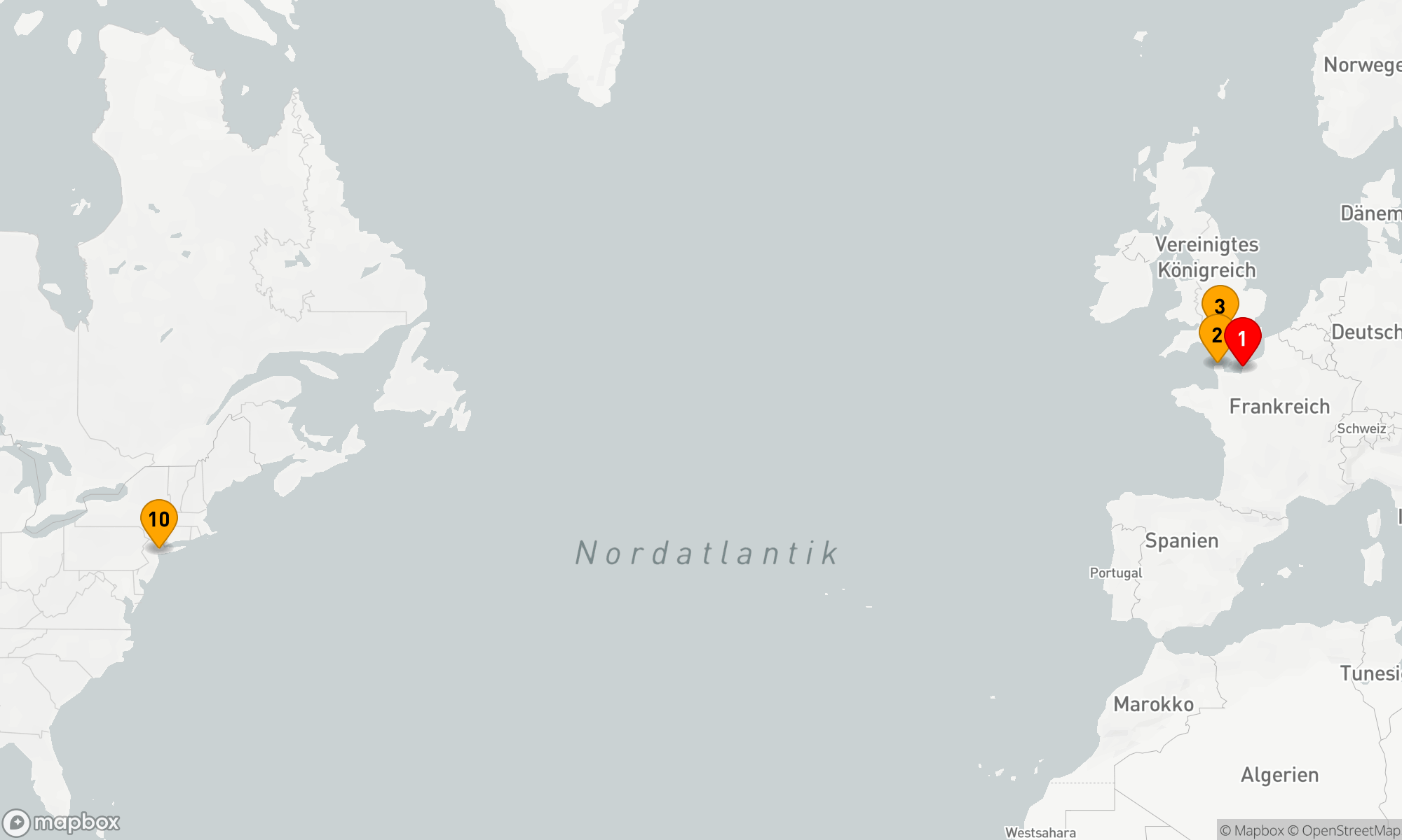 Route 9 Nächte - Transatlantik ab Le Havre (M611D)