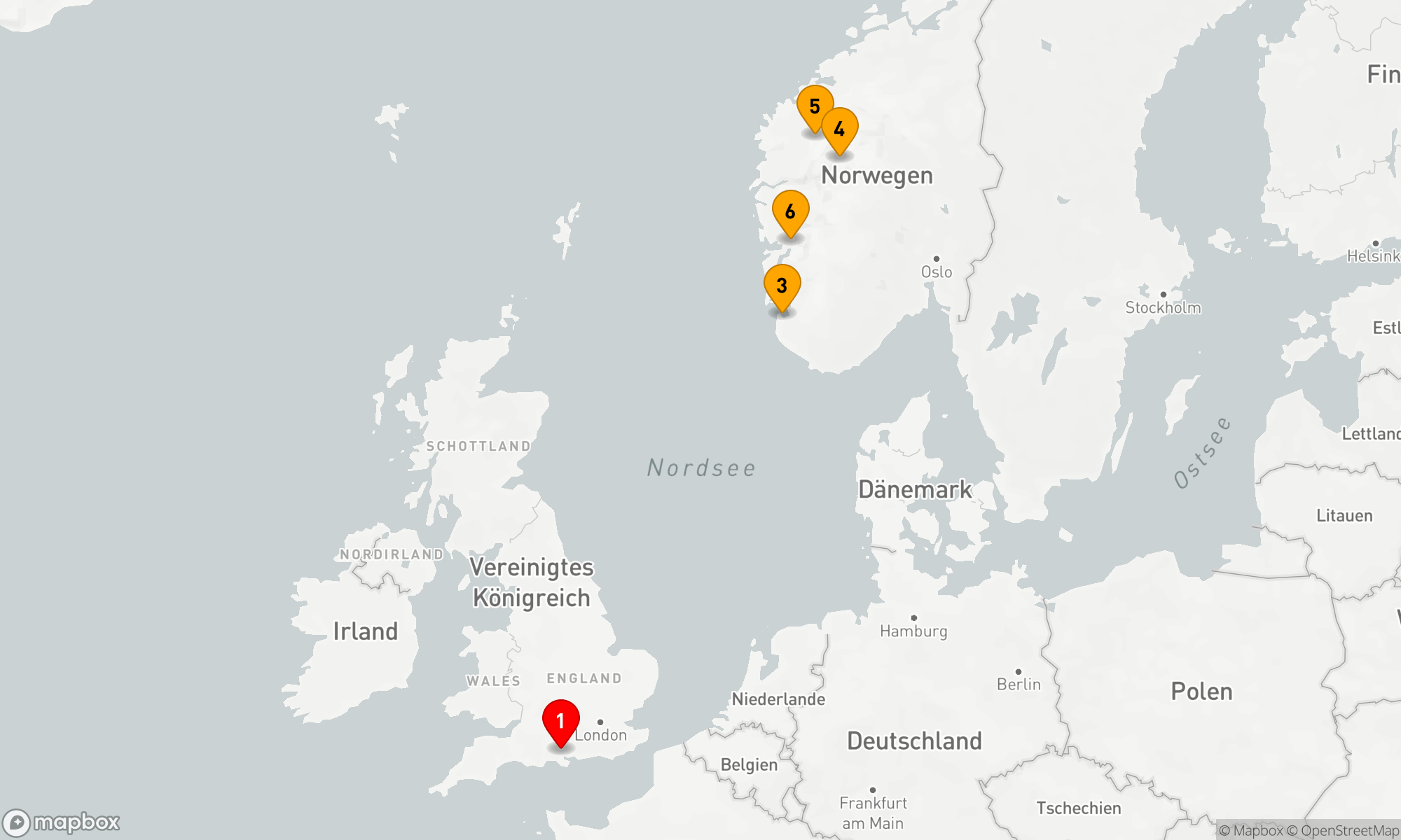 Route 7 Nächte - Norwegische Fjorde (M611N)