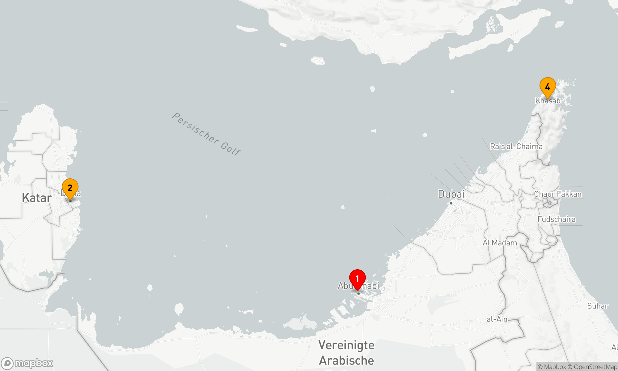 Route 4 Nächte - Arabische Schätze und Küstenzauber
