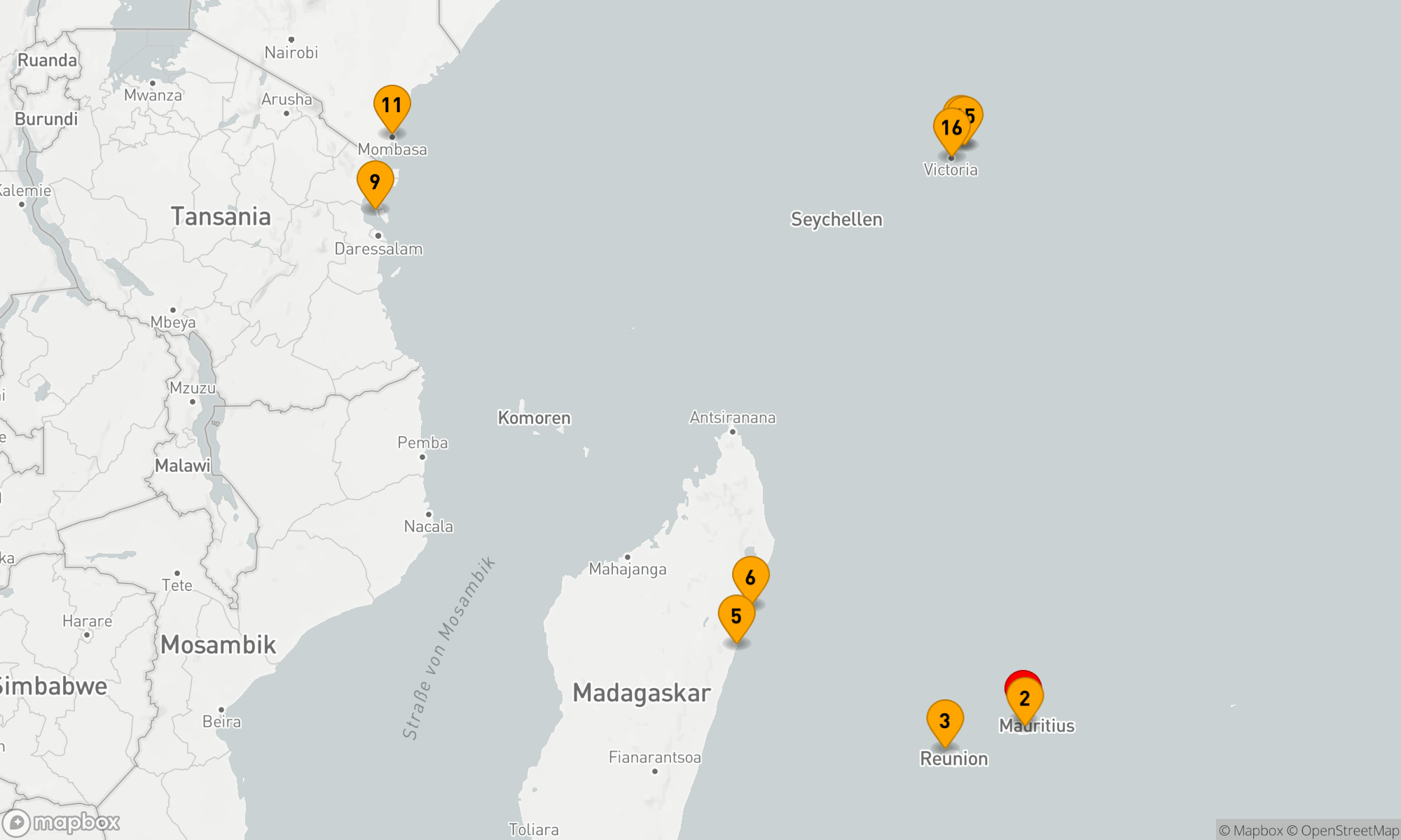 Route 16 Nächte - Exotische Sehnsuchtziele (EUX2628)