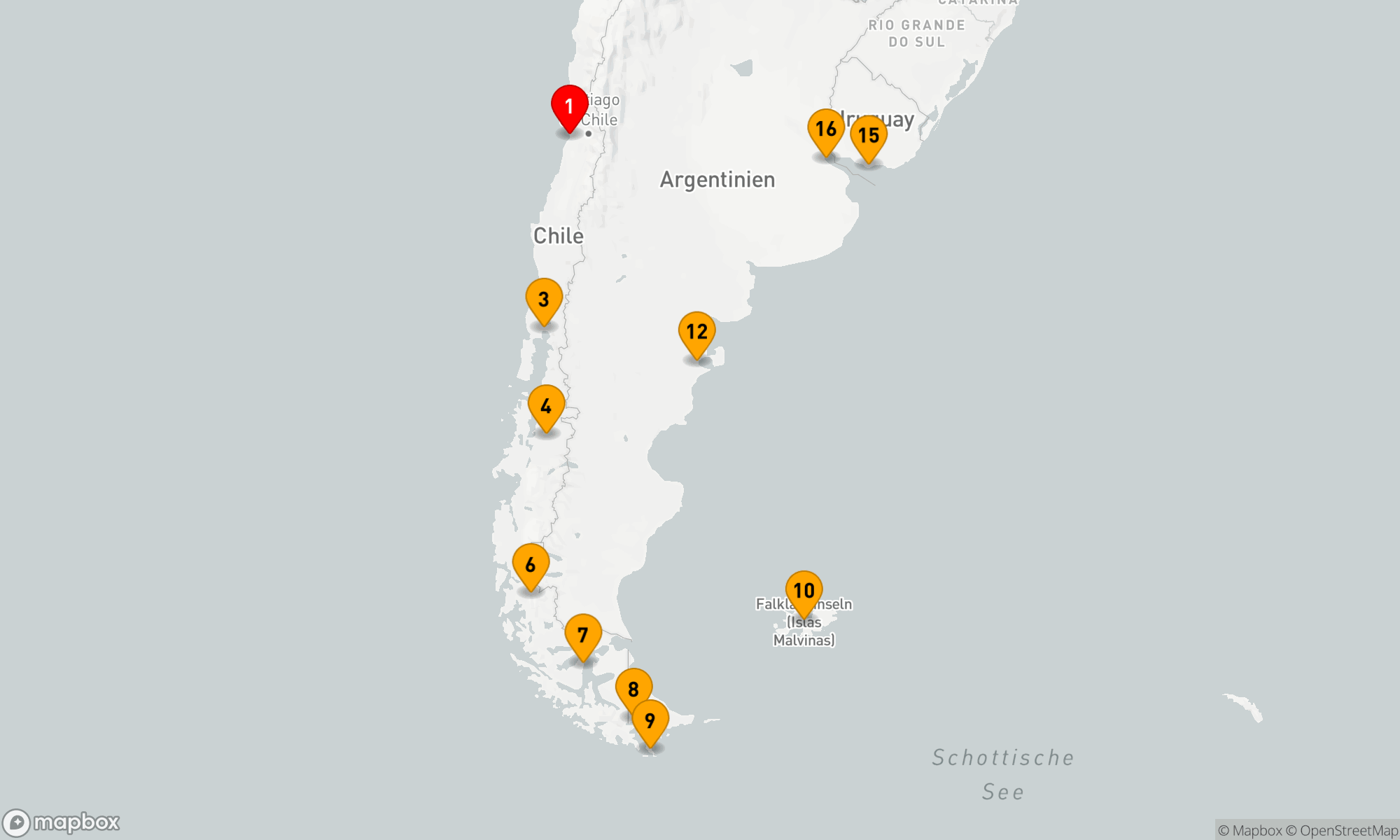 Route 16 Nächte - Kap Hoorn & Magellanstraße