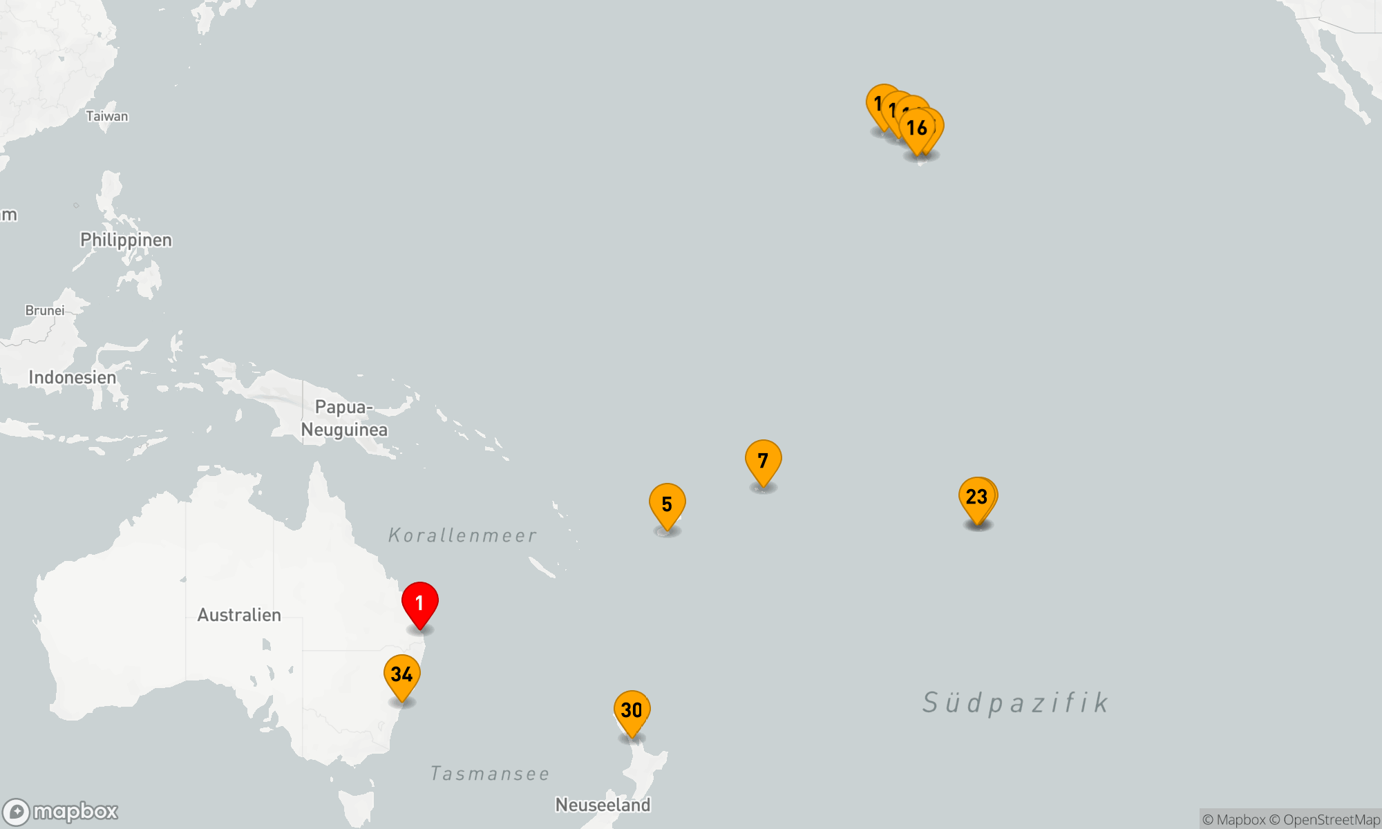 Route 33 Nächte - Tahiti,  Hawaii & Südpazifik