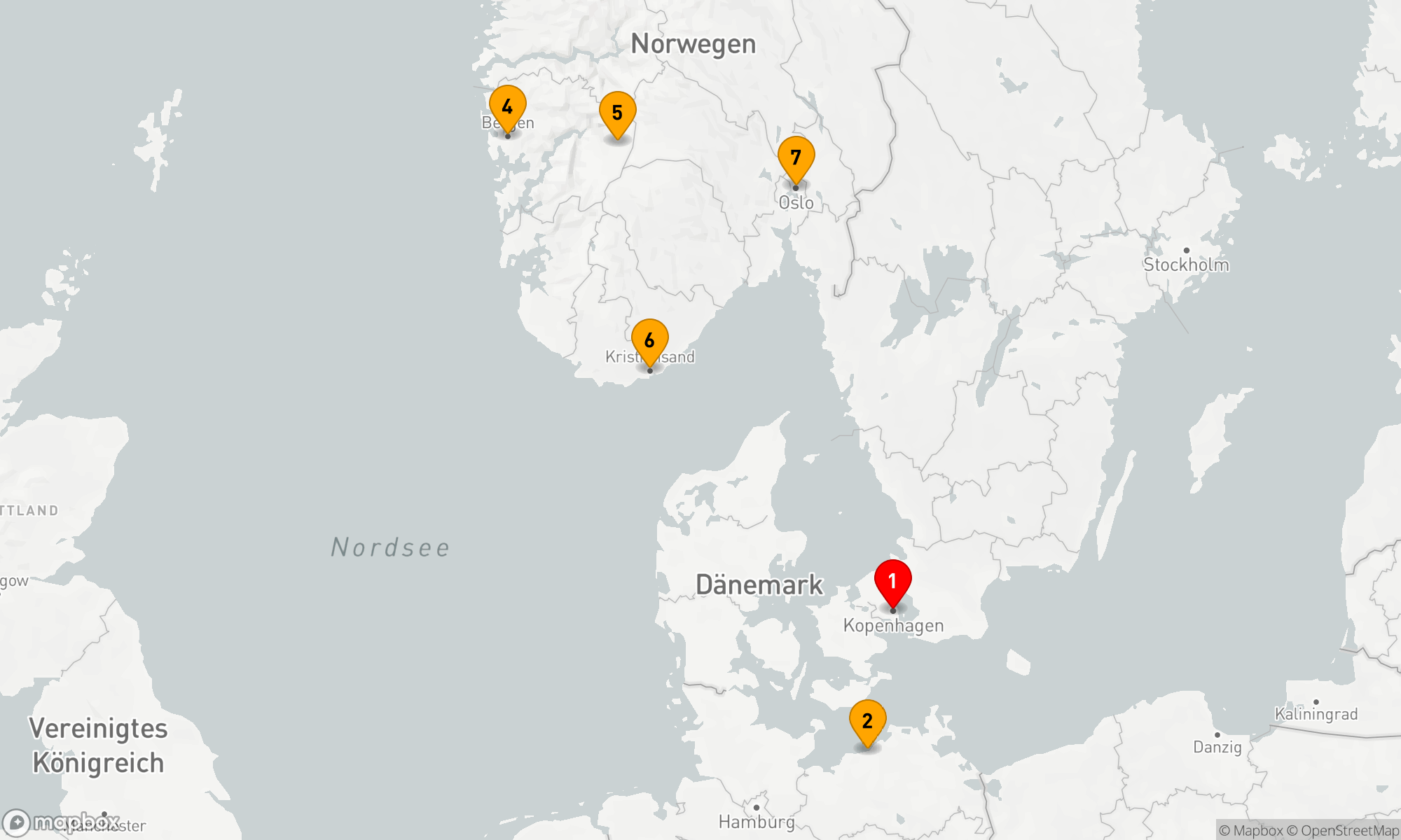 Route 7 Nächte - Skandinavische Küstenzauber mit MSC
